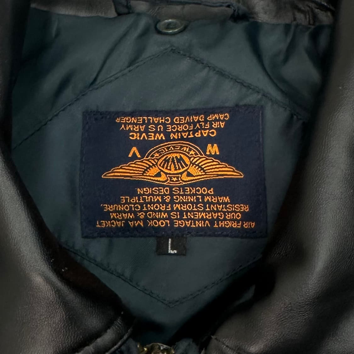  Captain wevic MA-1 flight jacket 상품이미지8