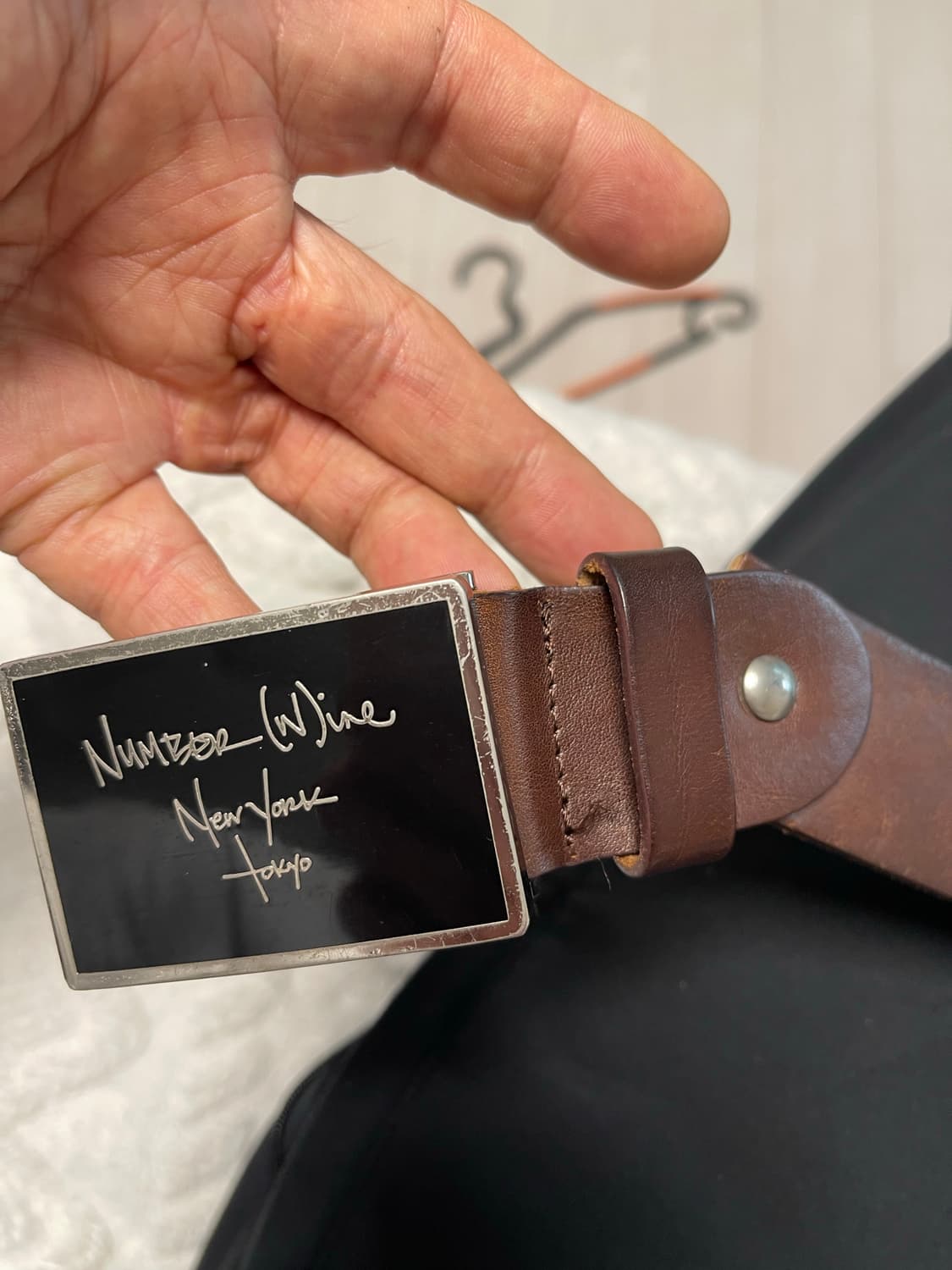 넘버나인(Number (n)ine) 가죽 벨트 상품이미지7