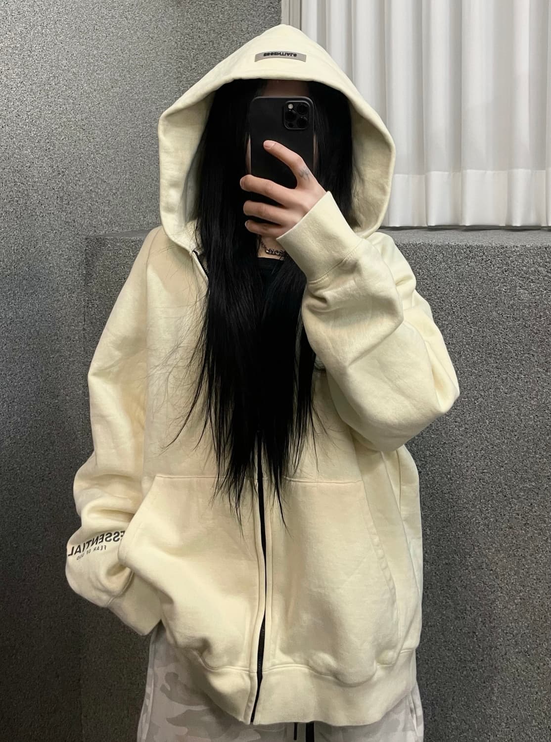 Fear of God Essentials Logo HoodedZip-Up 상품이미지1