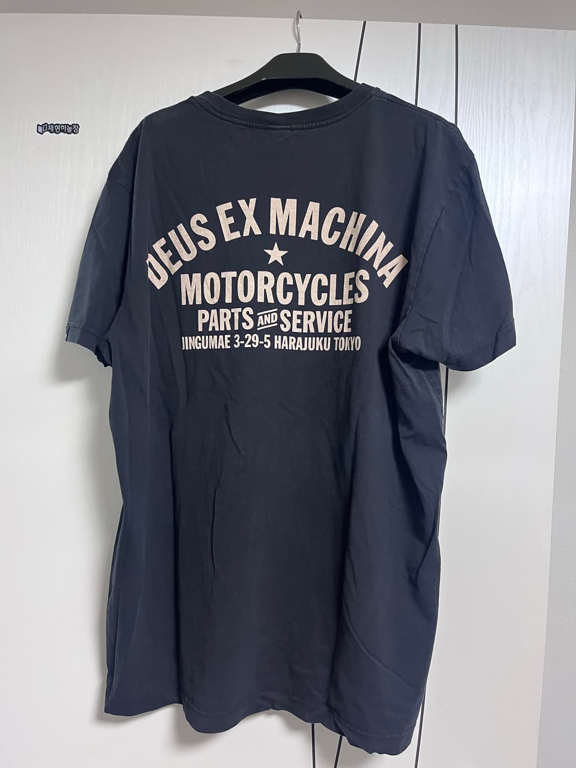 데우스 반팔 도쿄, 이태리 블랙 2장 일괄 L,XL 상품이미지2
