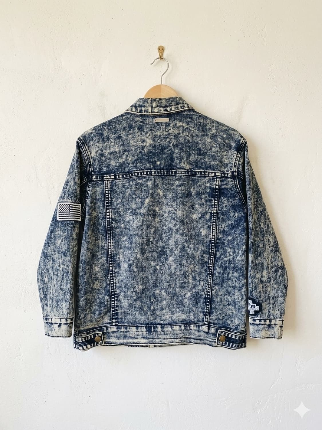 Acid Wash Denim Jacket 상품이미지2