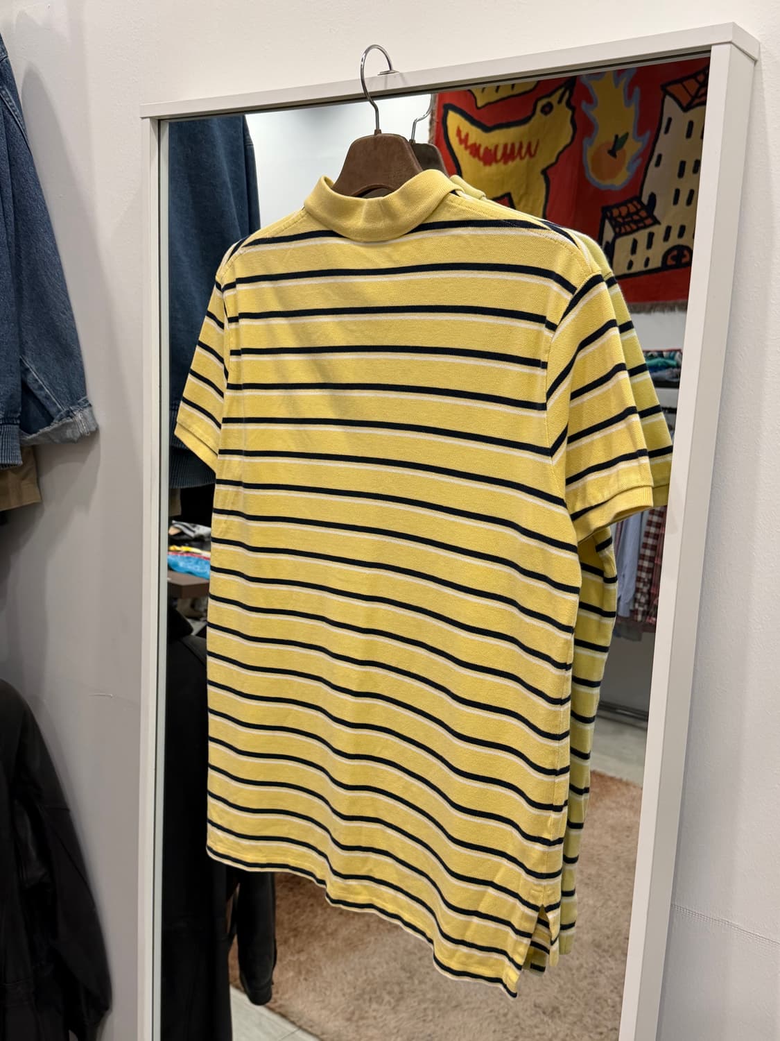 00s Polo RL 폴로 랄프로렌 스트라이프 pk 반팔 티셔츠 상품이미지5