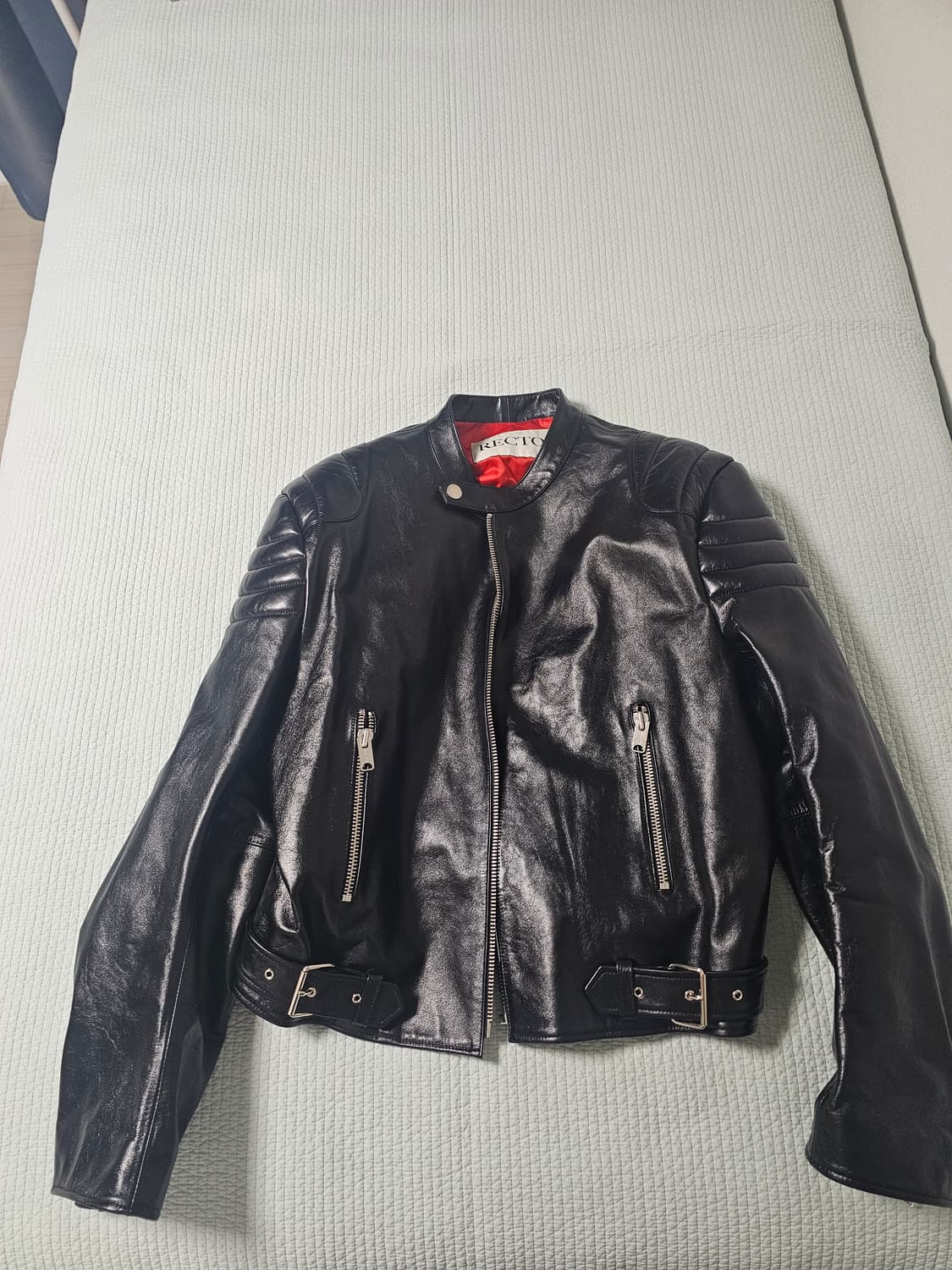 렉토 레드레이서 레더 자켓 L사이즈 판매 상품이미지1