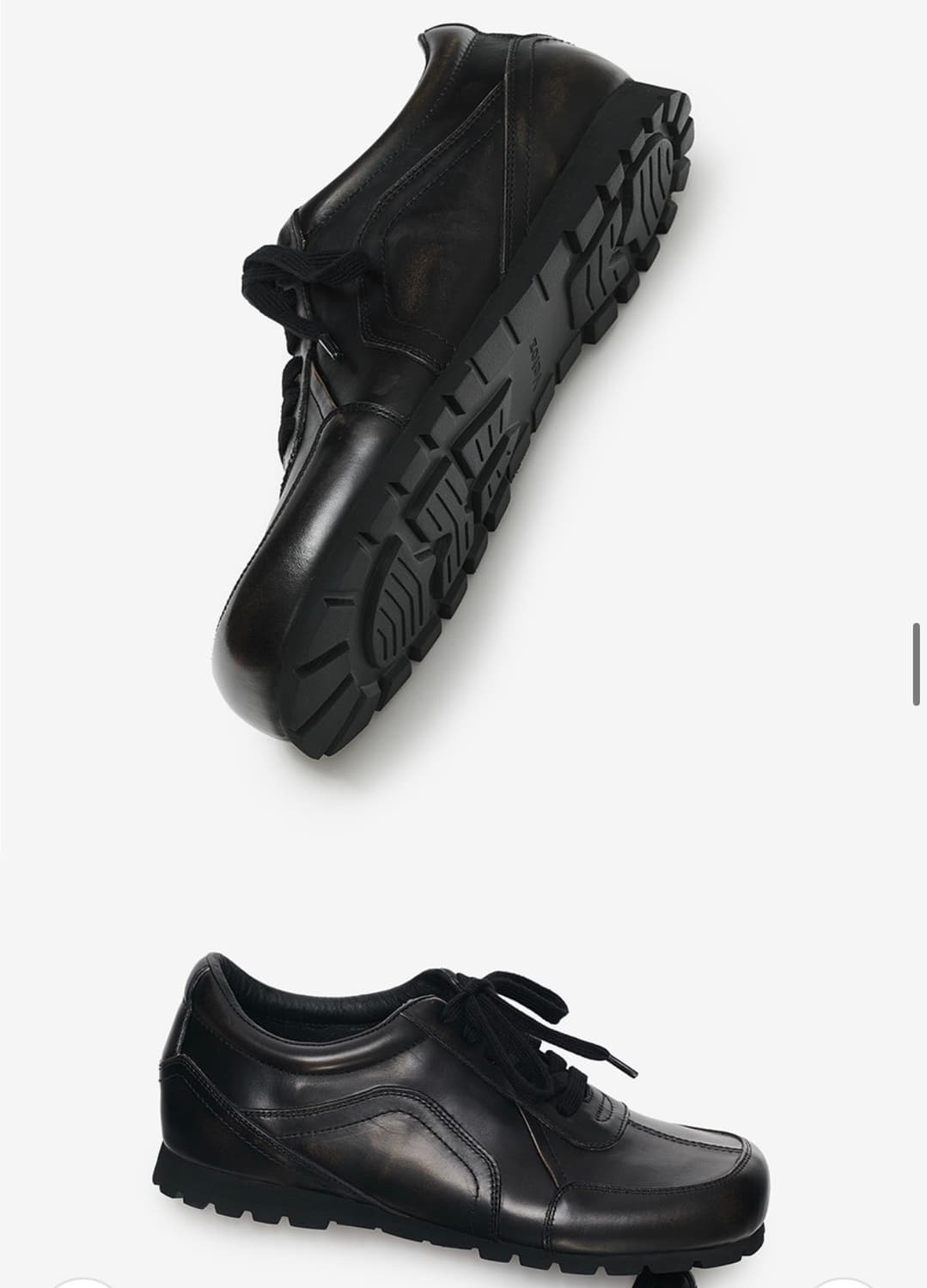 무배)남•녀공용)바토즈/무신사 ) ( 걍새거급 VTZ 서리 블랙 스니커즈 상품이미지4