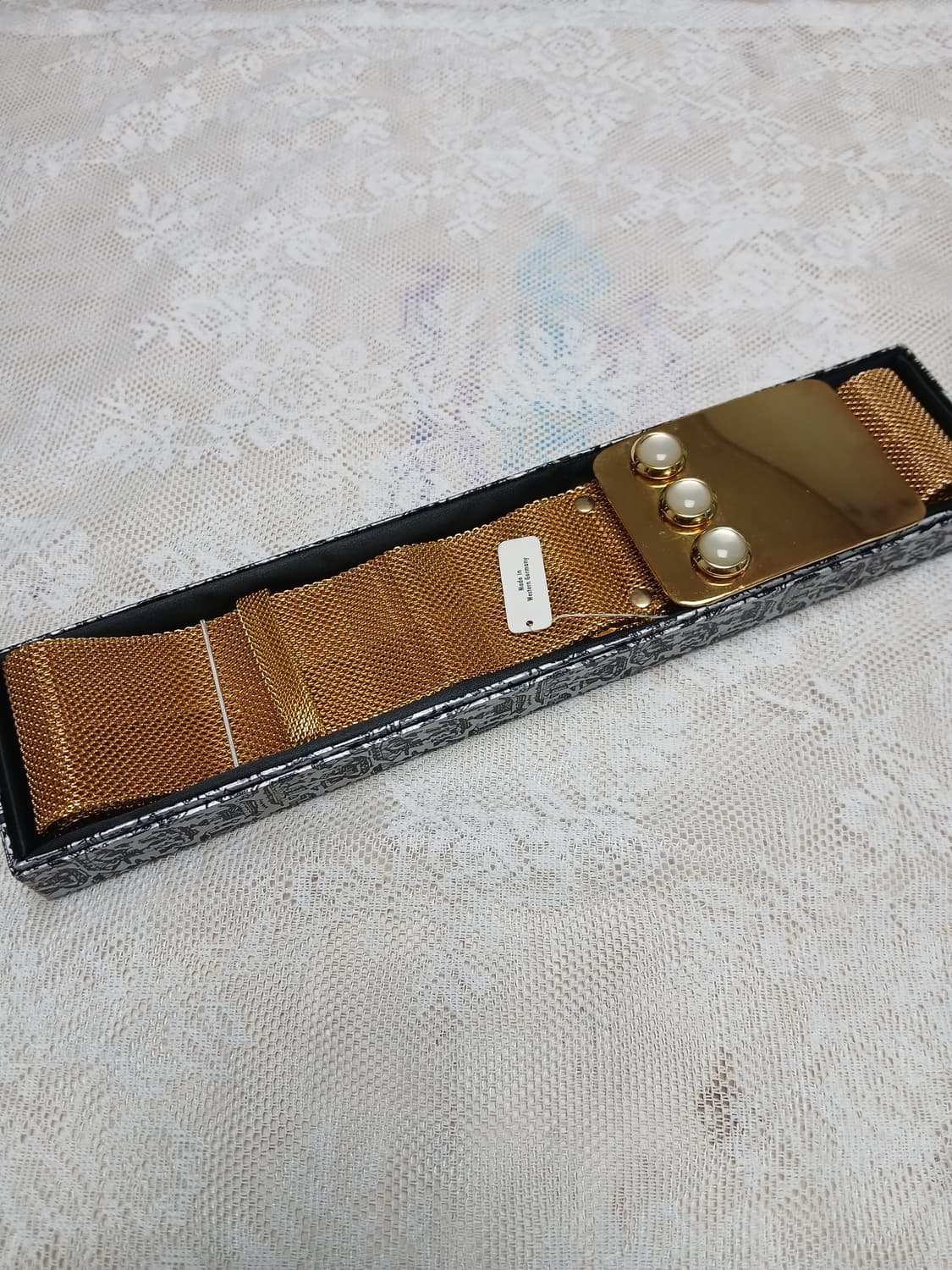 70s~80s 독일 빈티지 금속메쉬 여성용 벨트 상품이미지1