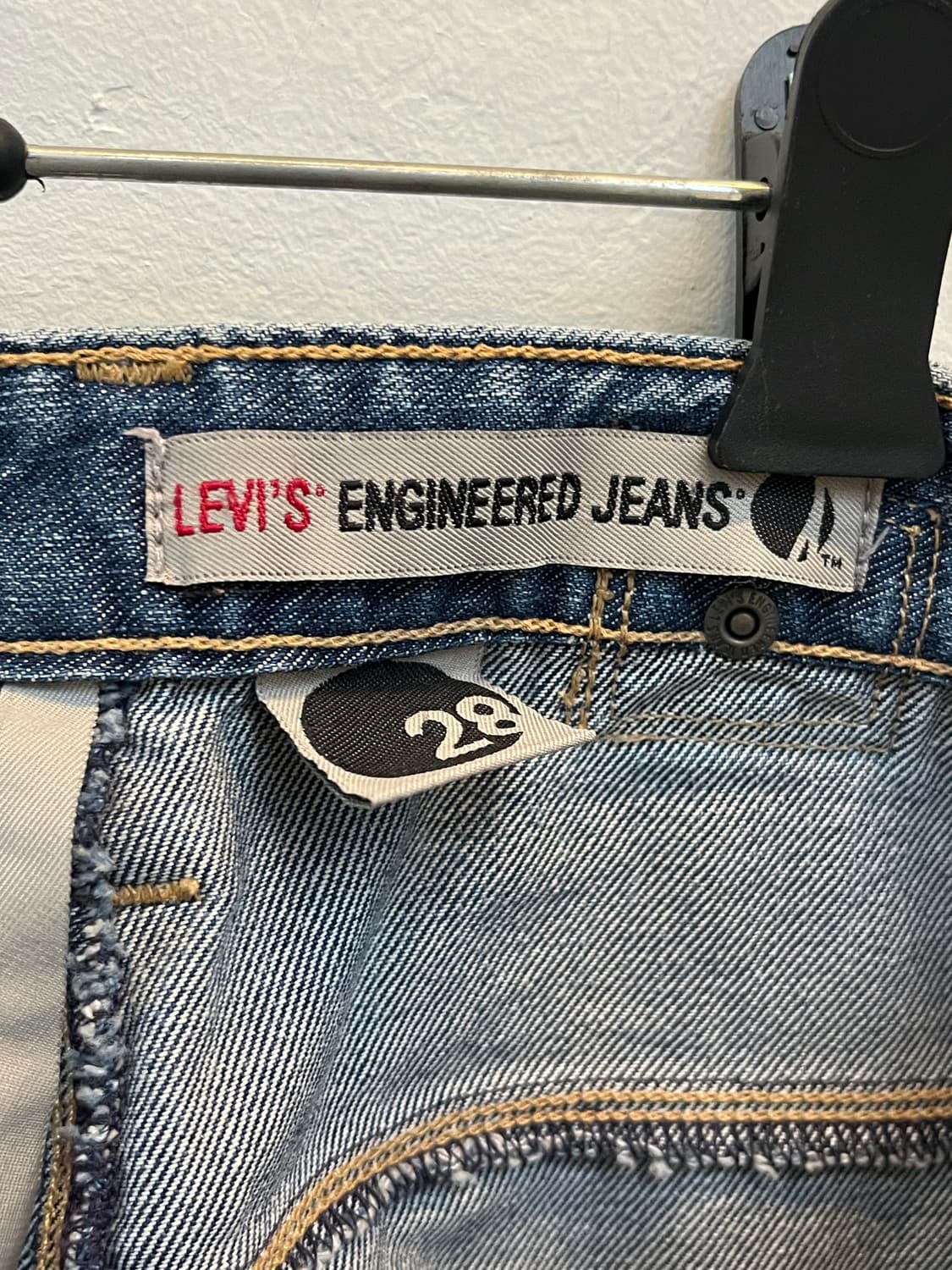 Levis 엔지니어드 워싱 데님 진 28x32 상품이미지5