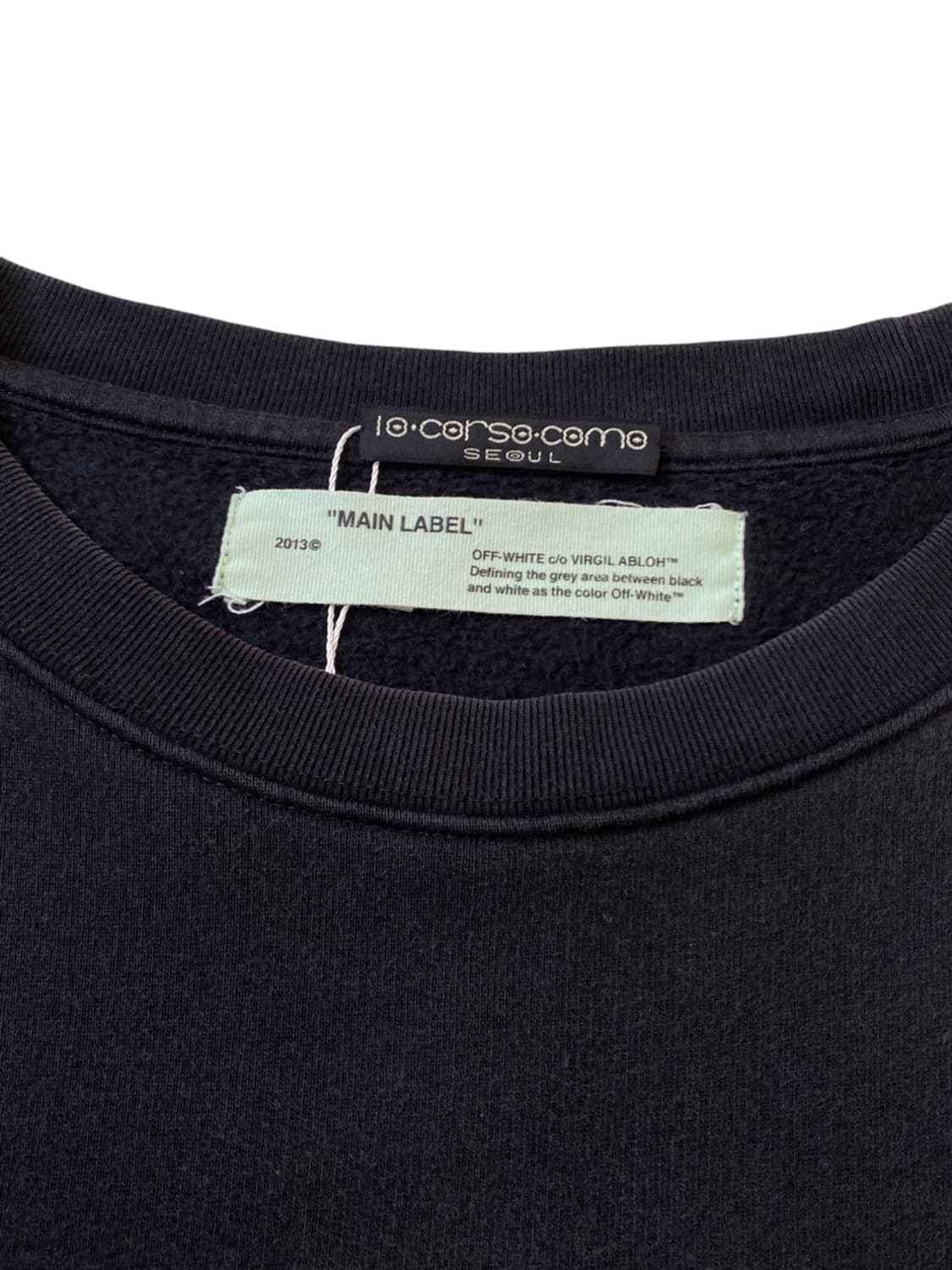 오프 화이트 스웻셔츠 (Man 2XL) AB0235 상품이미지6