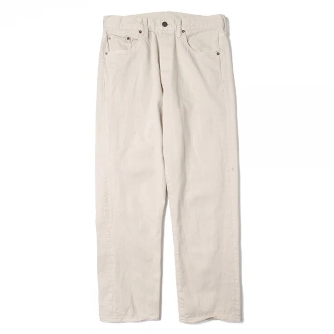 아프레쎄 워시드 데님 팬츠 에크루 32사이즈 판매합니다 상품이미지1