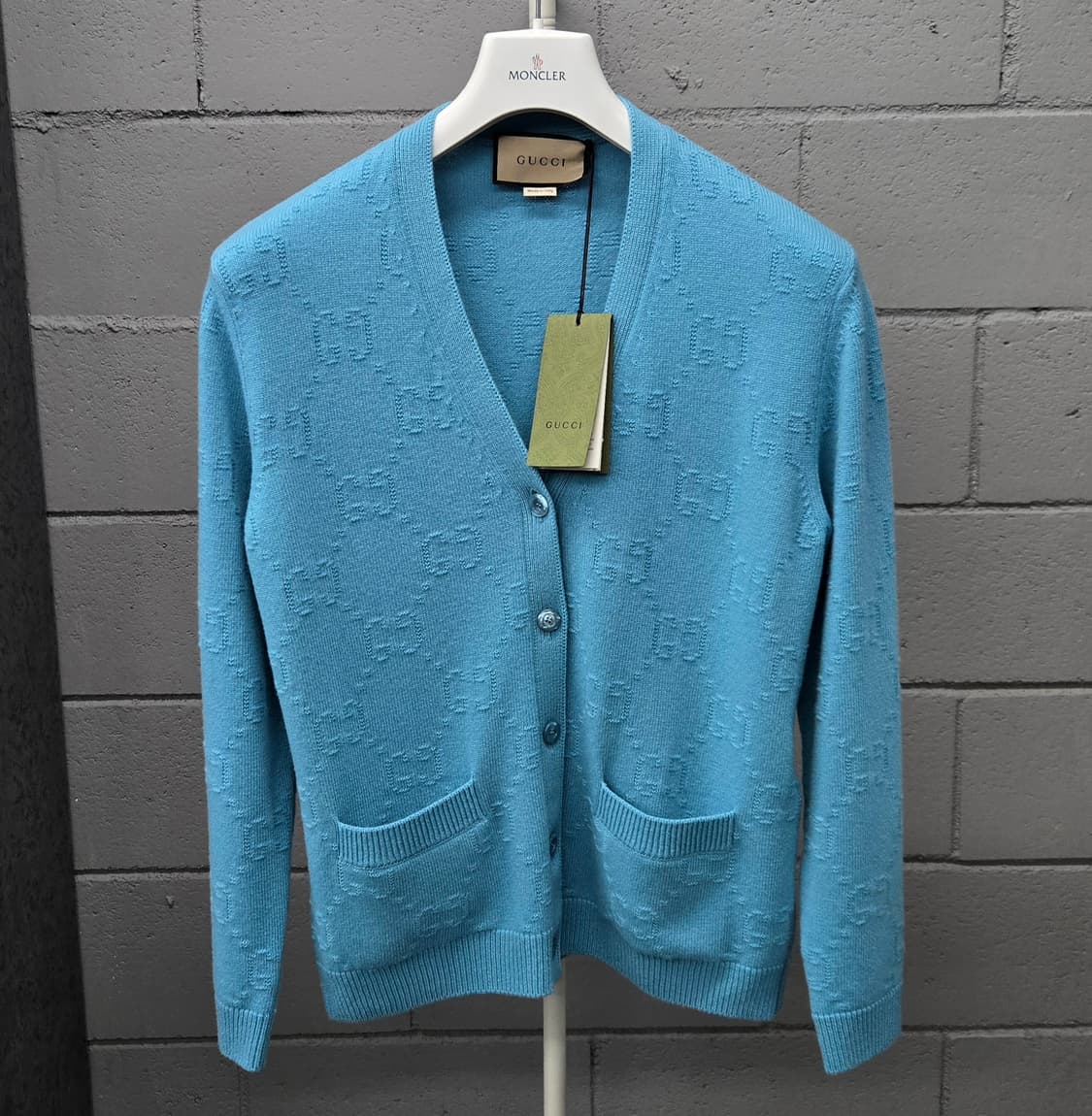 새상품 / 구찌 GG 자카드 울 가디건 S 상품이미지2