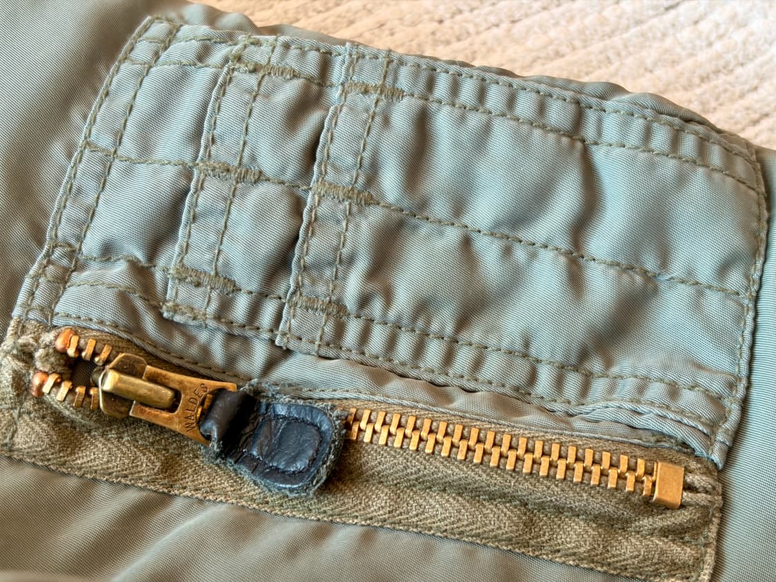 Recycled Nylon Twill N-3B Coat Sage 상품이미지5