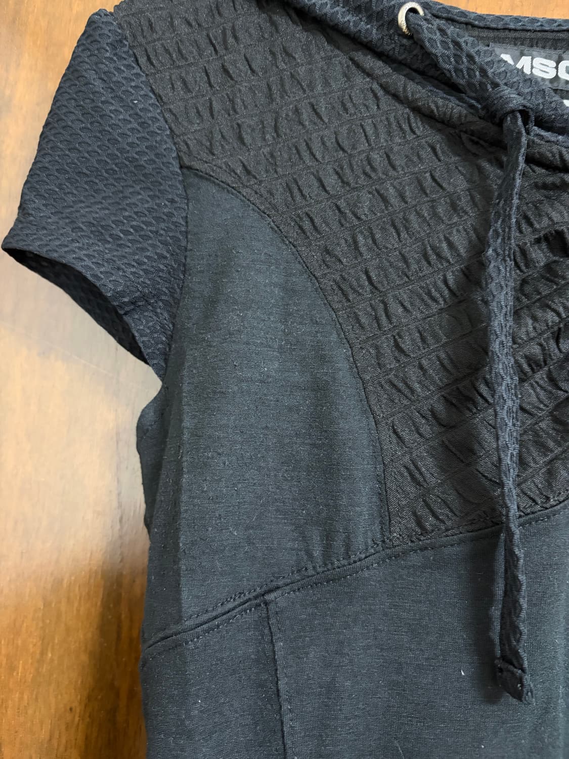 미스치프 후디트 트랙 하프 집업 반팔 상품이미지3