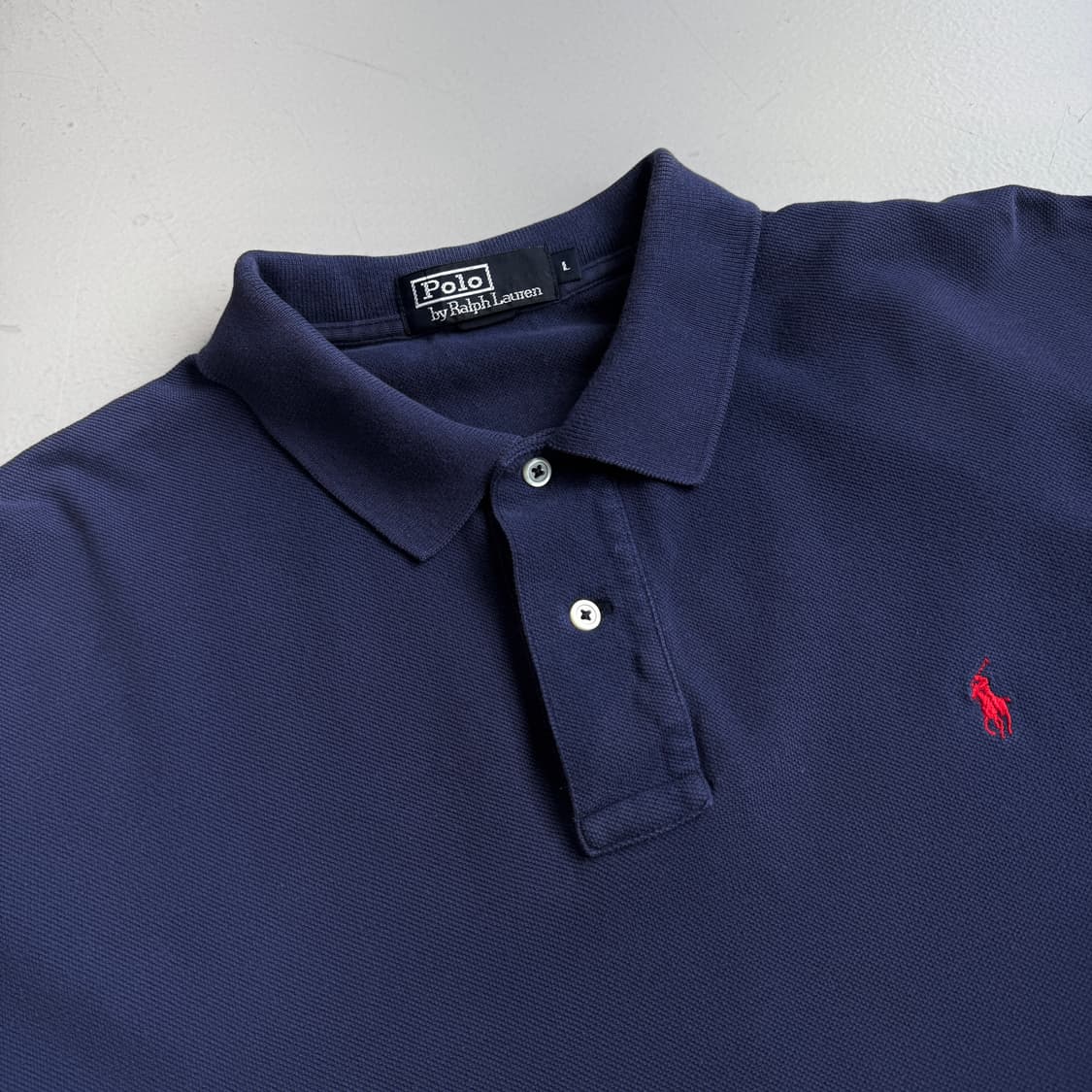 폴로 포니 PK 카라 반팔 티셔츠 네이비 상품이미지3