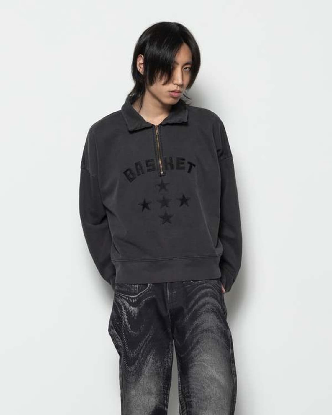 SPELLOUT QUARTER ZIP 반집업 / M 상품이미지6