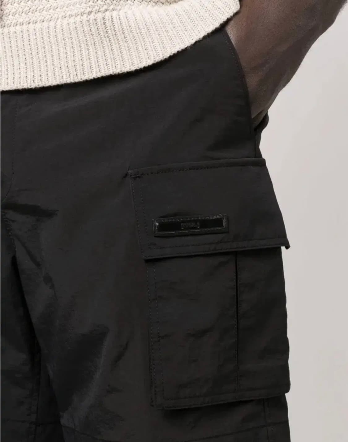 [48] 준지 블랙 밀리터리 카고 쇼트 팬츠 반바지  상품이미지5