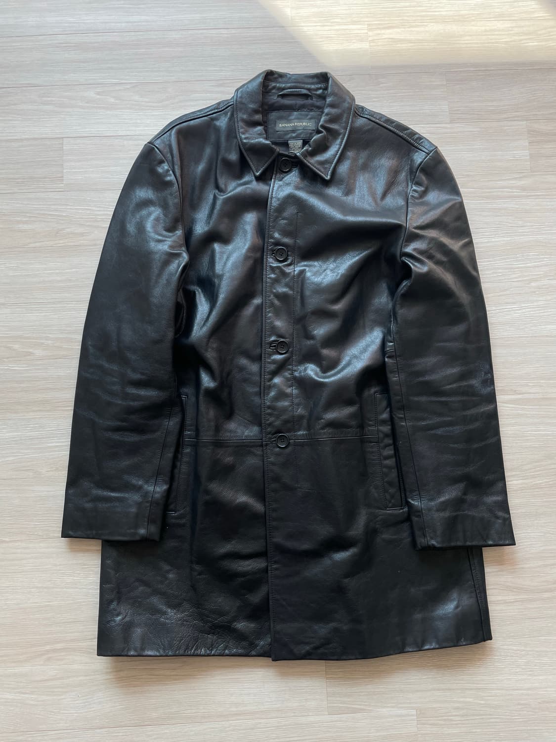 빈티지 바나나리퍼블릭 레더 카코트 상품이미지1