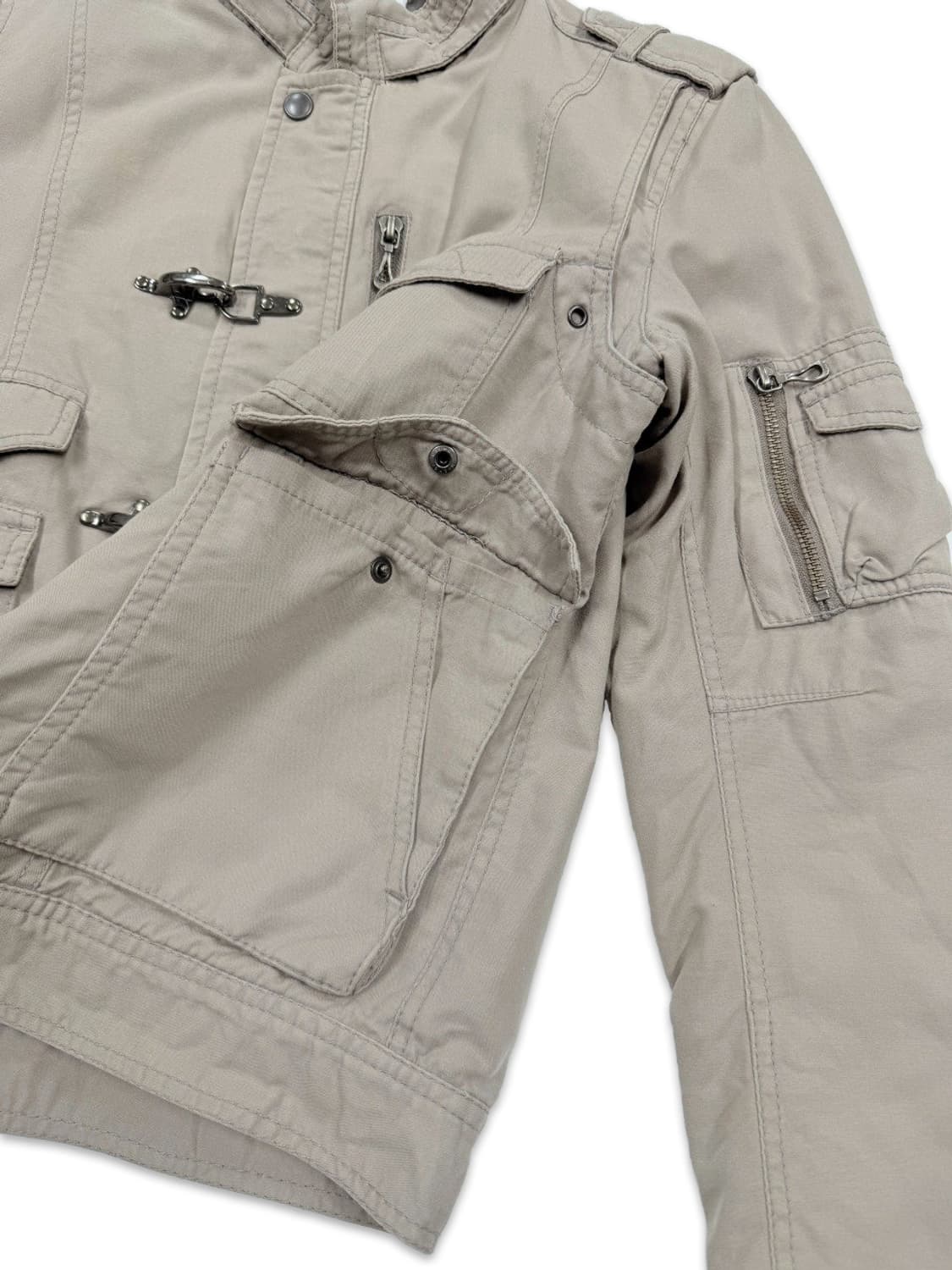 빈티지 Nicole Club for Men 베이지 후크 자켓 상품이미지4