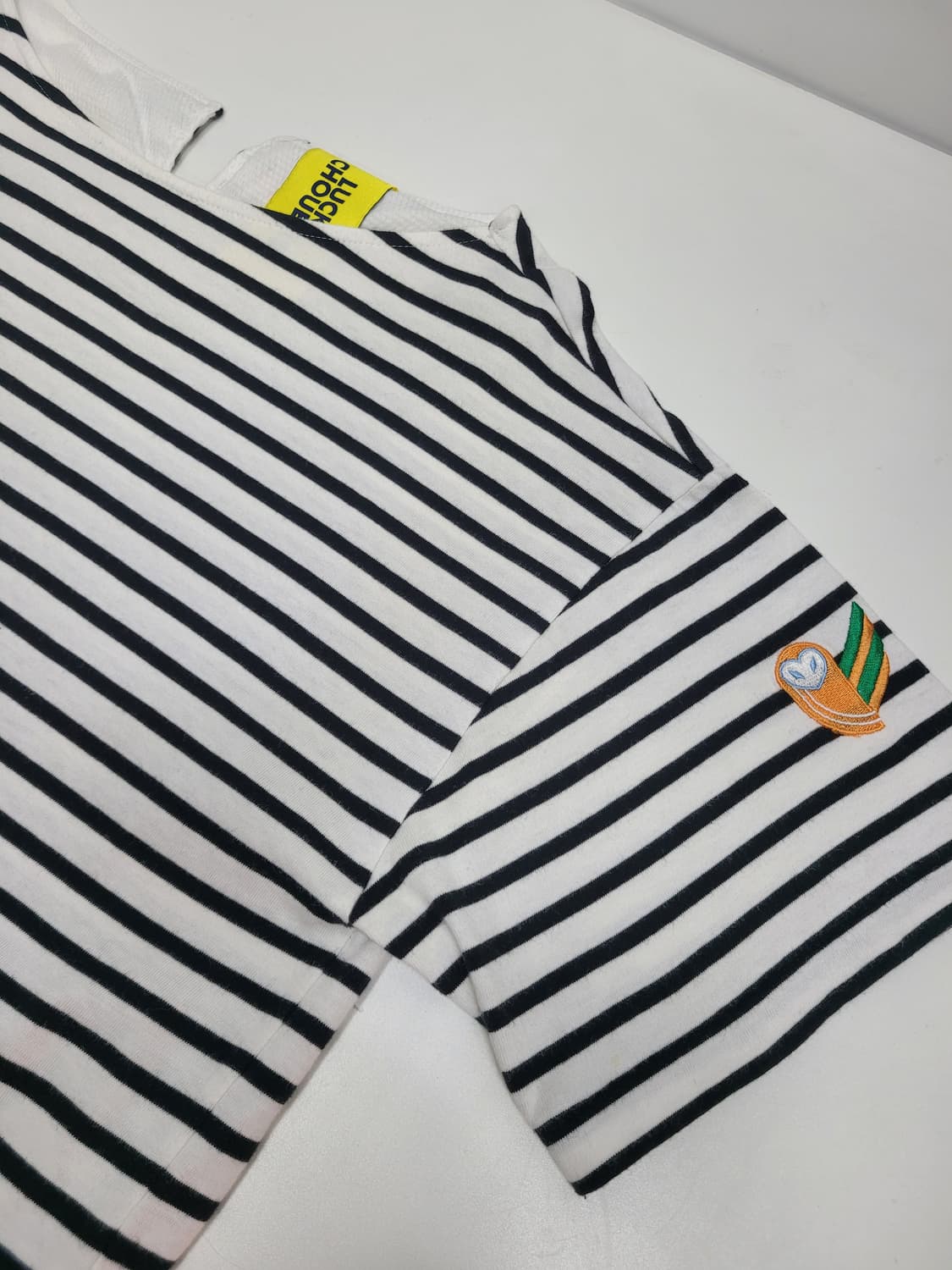LUCKY CHOUETTE 20SS 럭키슈에뜨 보트넥 반팔티 / 여 F 상품이미지5