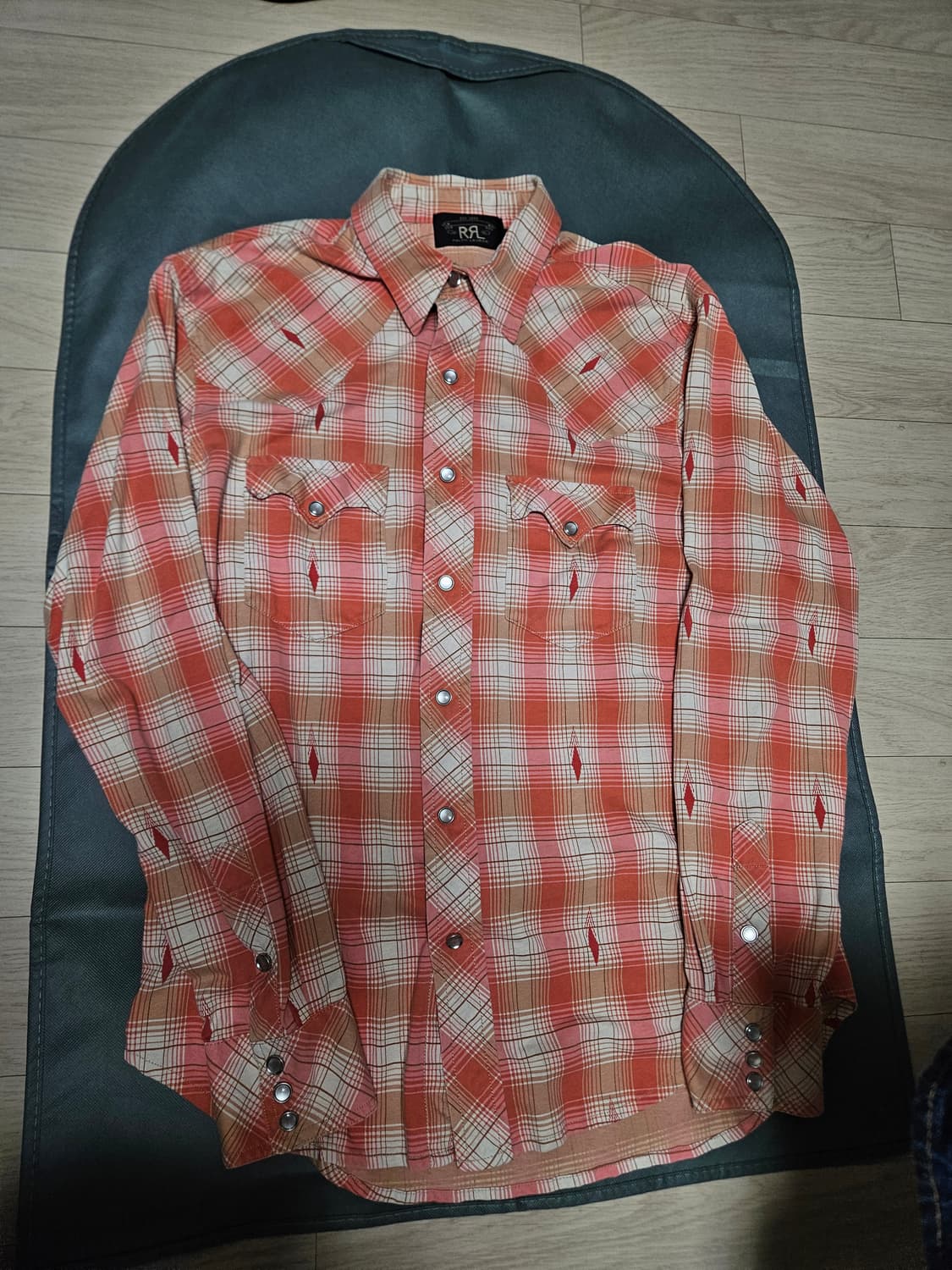 rrl 플래드 웨스턴 셔츠 상품이미지2