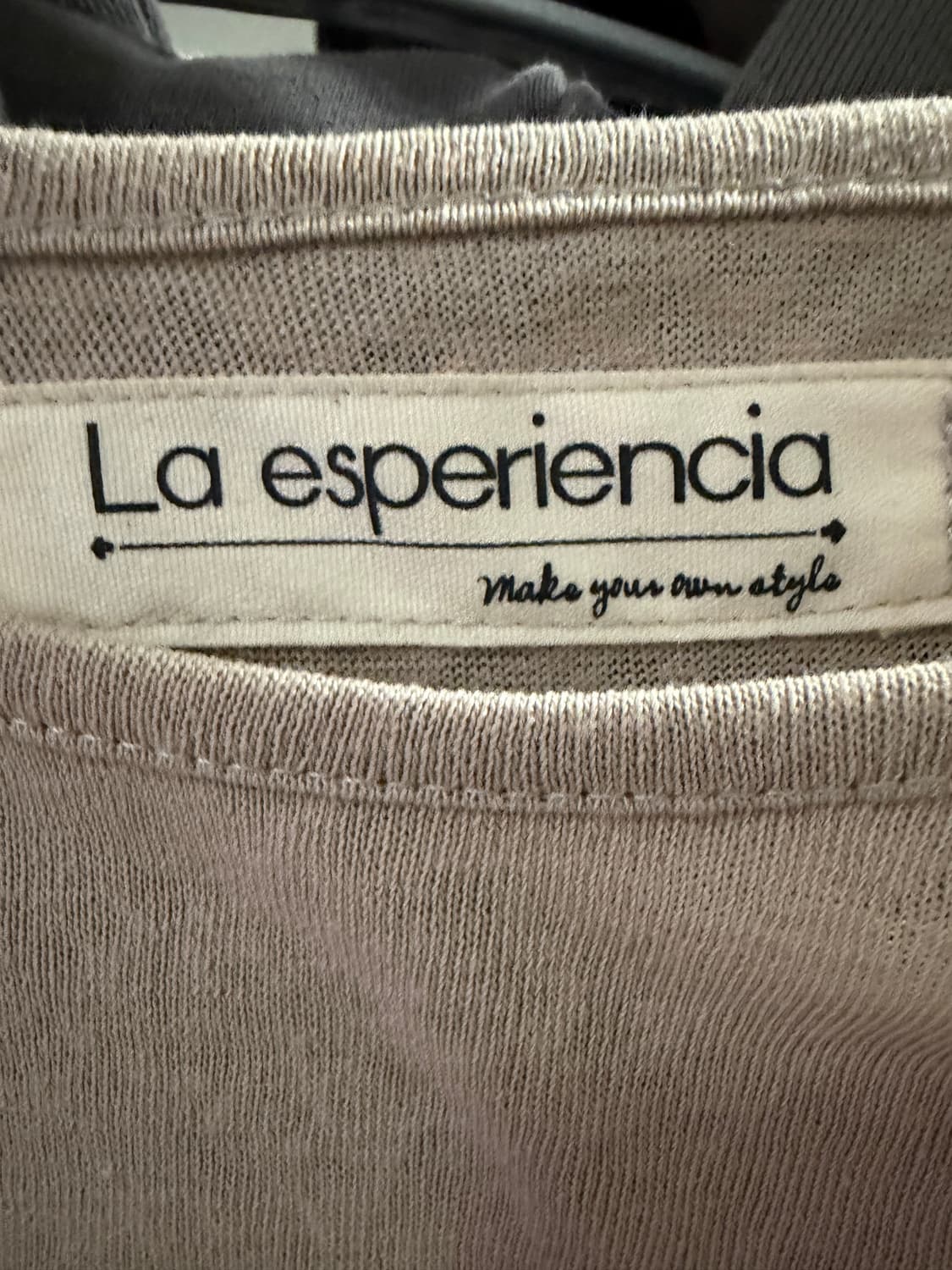 La experiencia 루즈핏/오버사이즈 7부 소매 티셔츠 상품이미지3