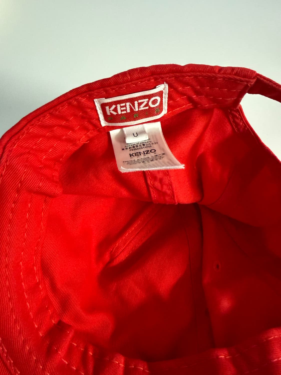 겐조 베르디 파리 캡 레드 (모자) 상품이미지2