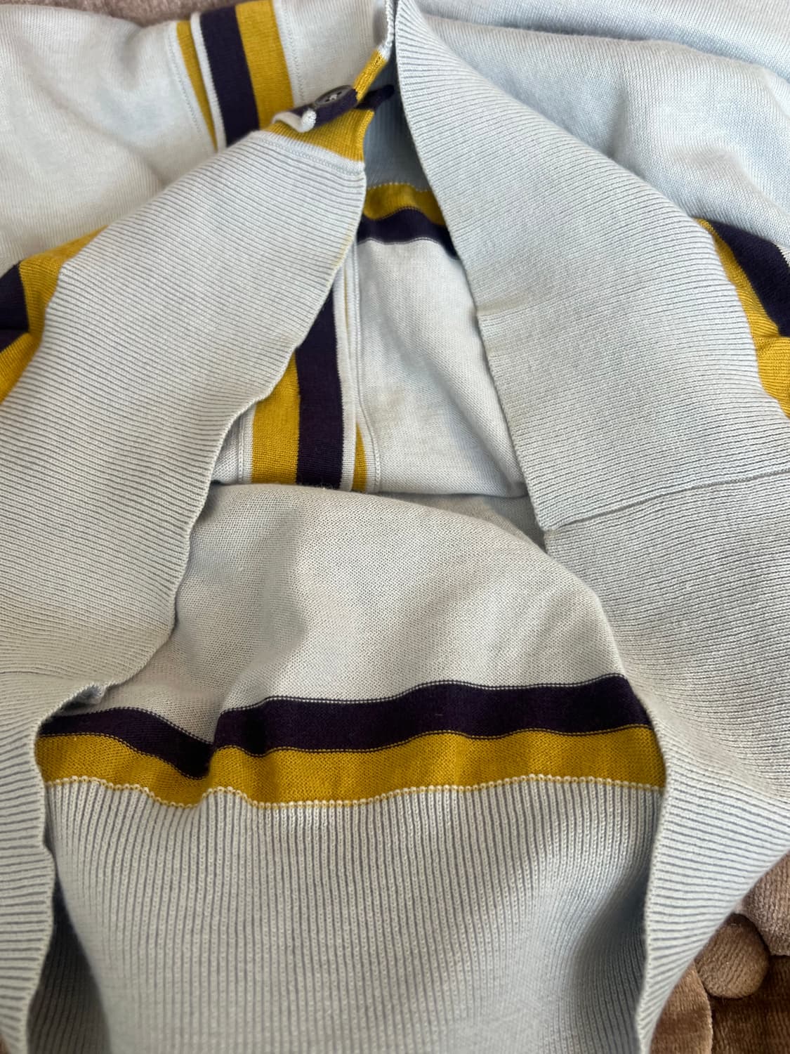 폴스미스 남성 그레이 브이넥가디건 코튼가디건 상품이미지5