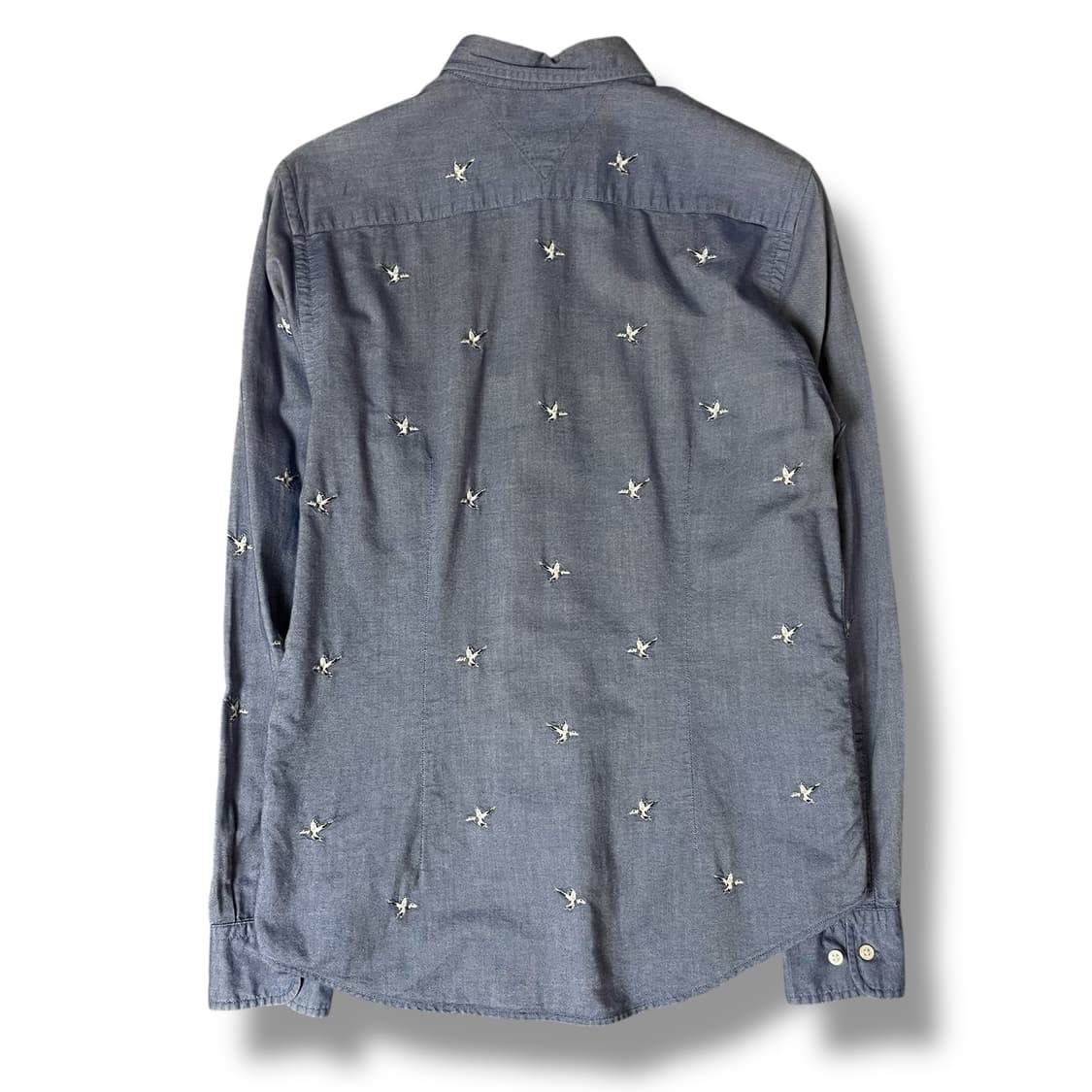 타미힐피거 버드 자수 긴팔 셔츠 M 상품이미지2