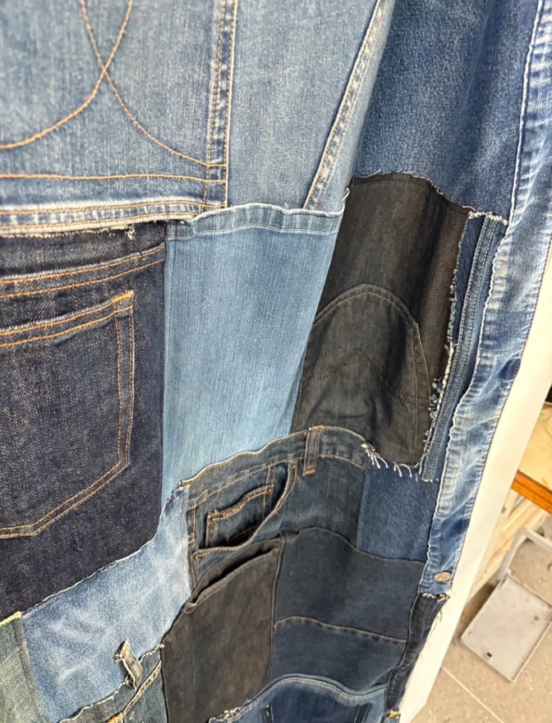 빈티지 리바이스 데님 패치워크 판매합니다 상품이미지5
