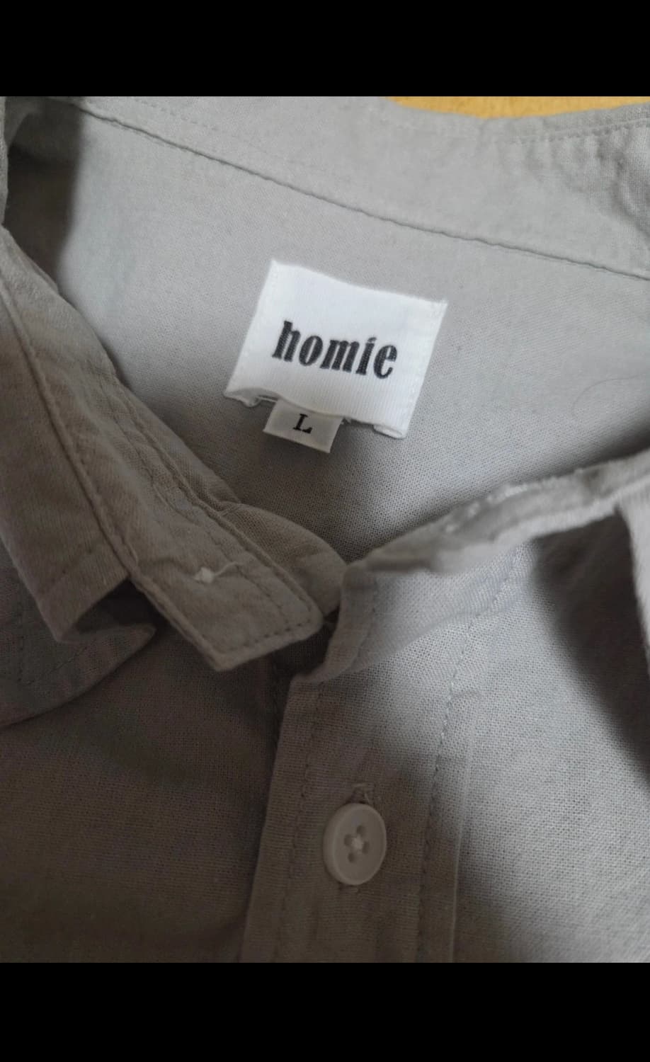 homie 그레이 반팔 셔츠 L 상품이미지2