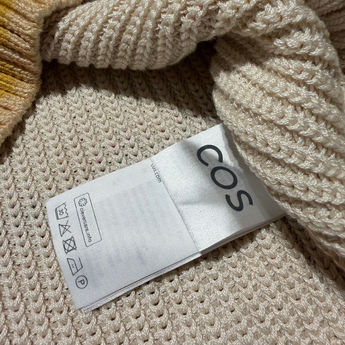 Cos 코스 예보아 코튼 니트 L 상품이미지3