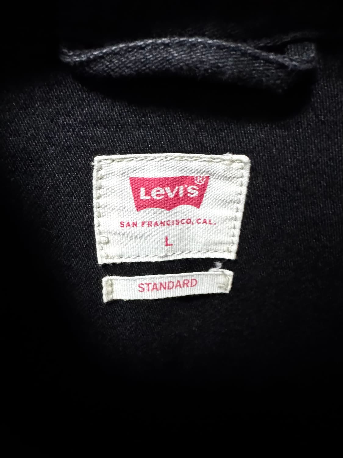 리바이스 블랙 데님 웨스턴셔츠 L 팝니다 상품이미지2