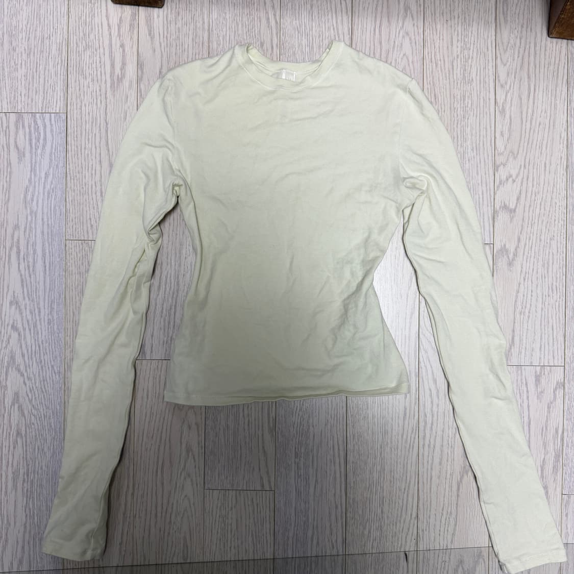 스킴스 코튼 저지 롱슬리브 티셔츠 본 xxs 상품이미지2