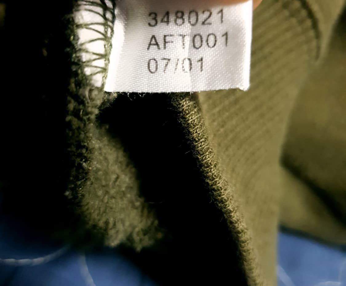 (일본제품) 아디다스 우먼 자수 빅로고 빈티지 맨투맨 카키 (M) 상품이미지5