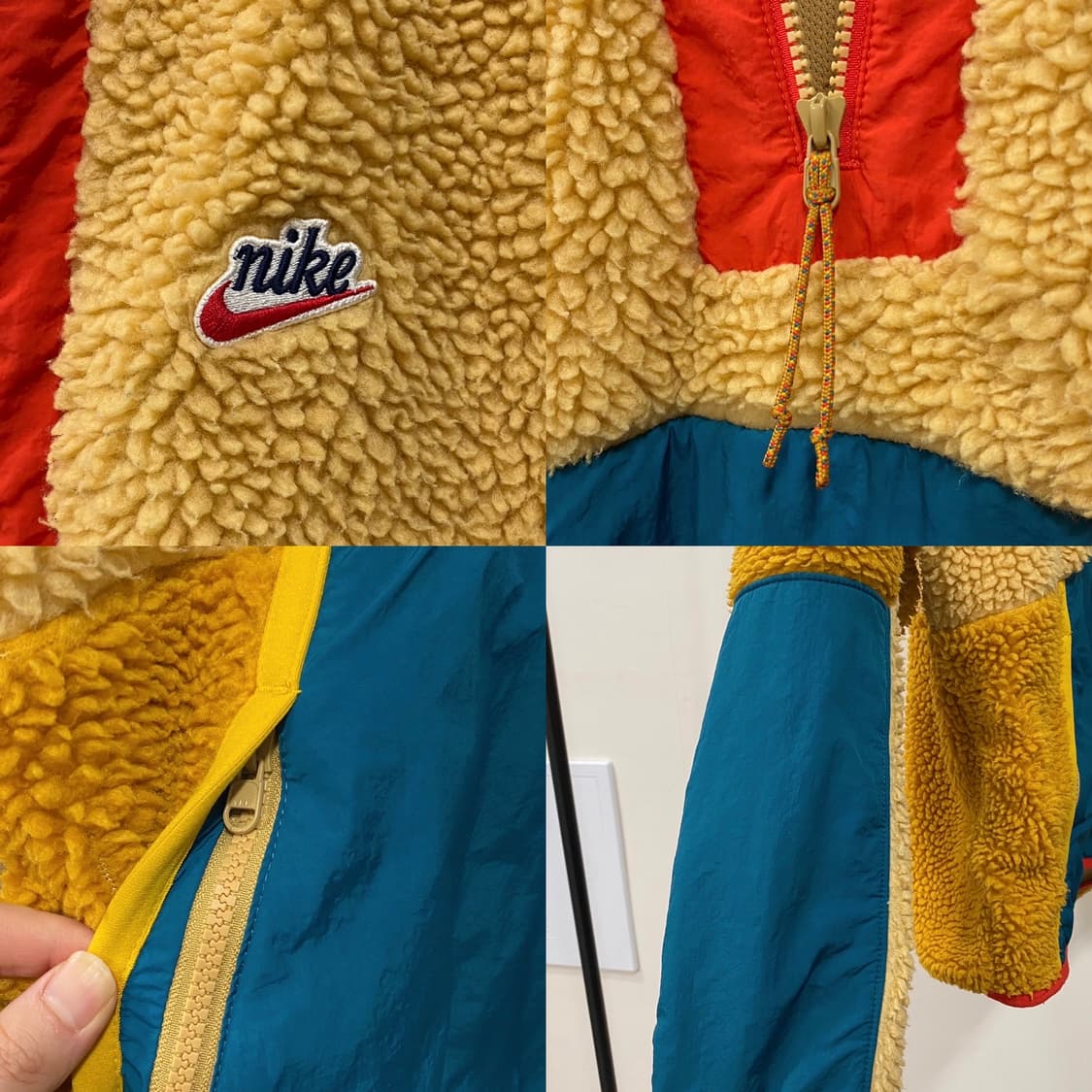 나이키 헤리티지 쉐르파 풀오버 플리스 아노락 상품이미지4