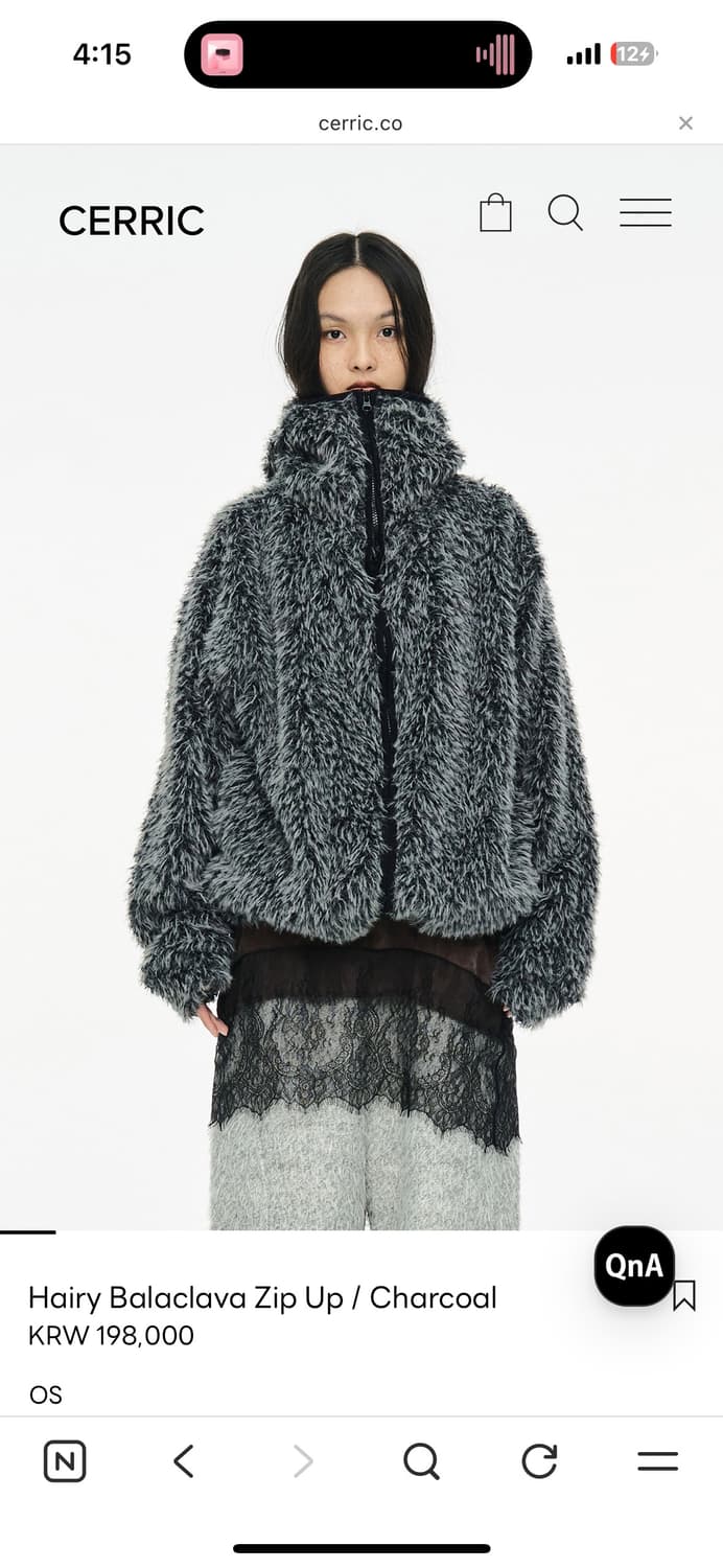 세릭 바라클라바 집업 상품이미지1