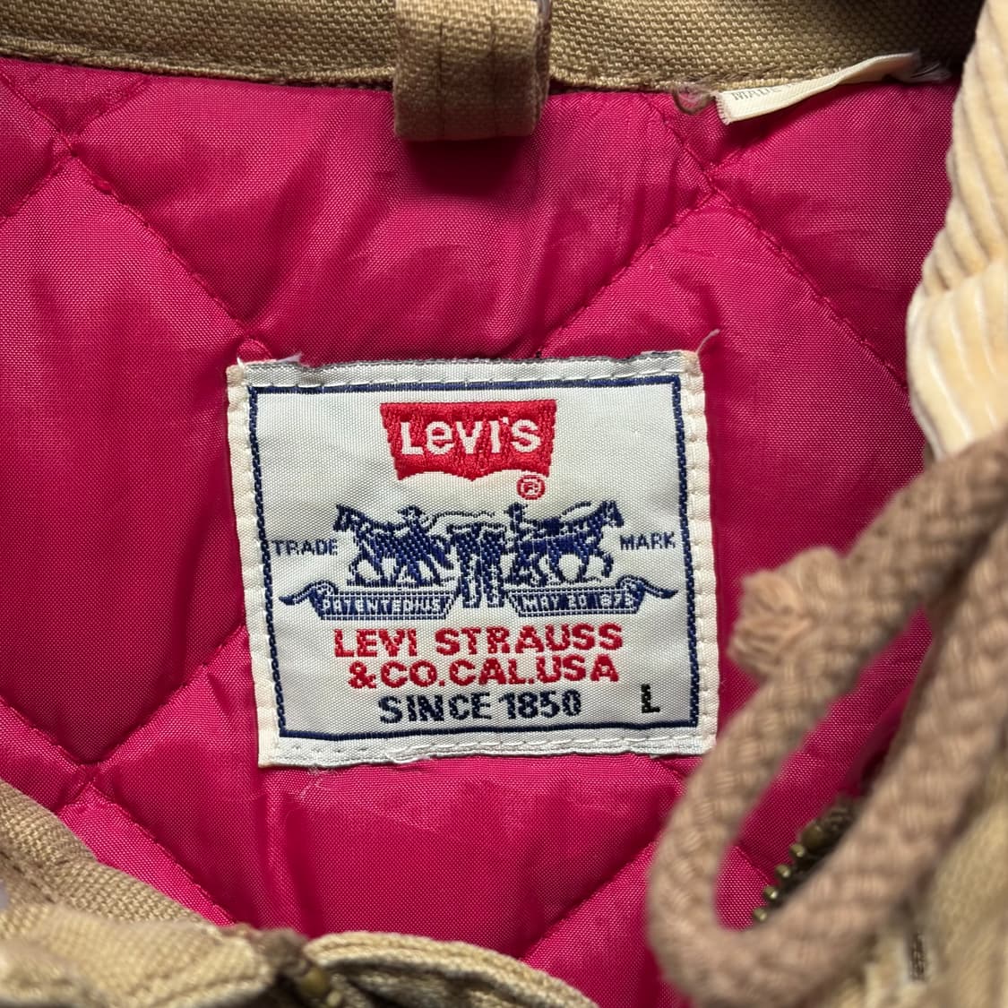 리바이스 누빔 후드 자켓 상품이미지5