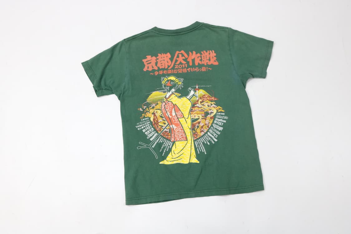 재팬 도쿄 대작전 2011 기모노 그래픽 밴드티셔츠 상품이미지2