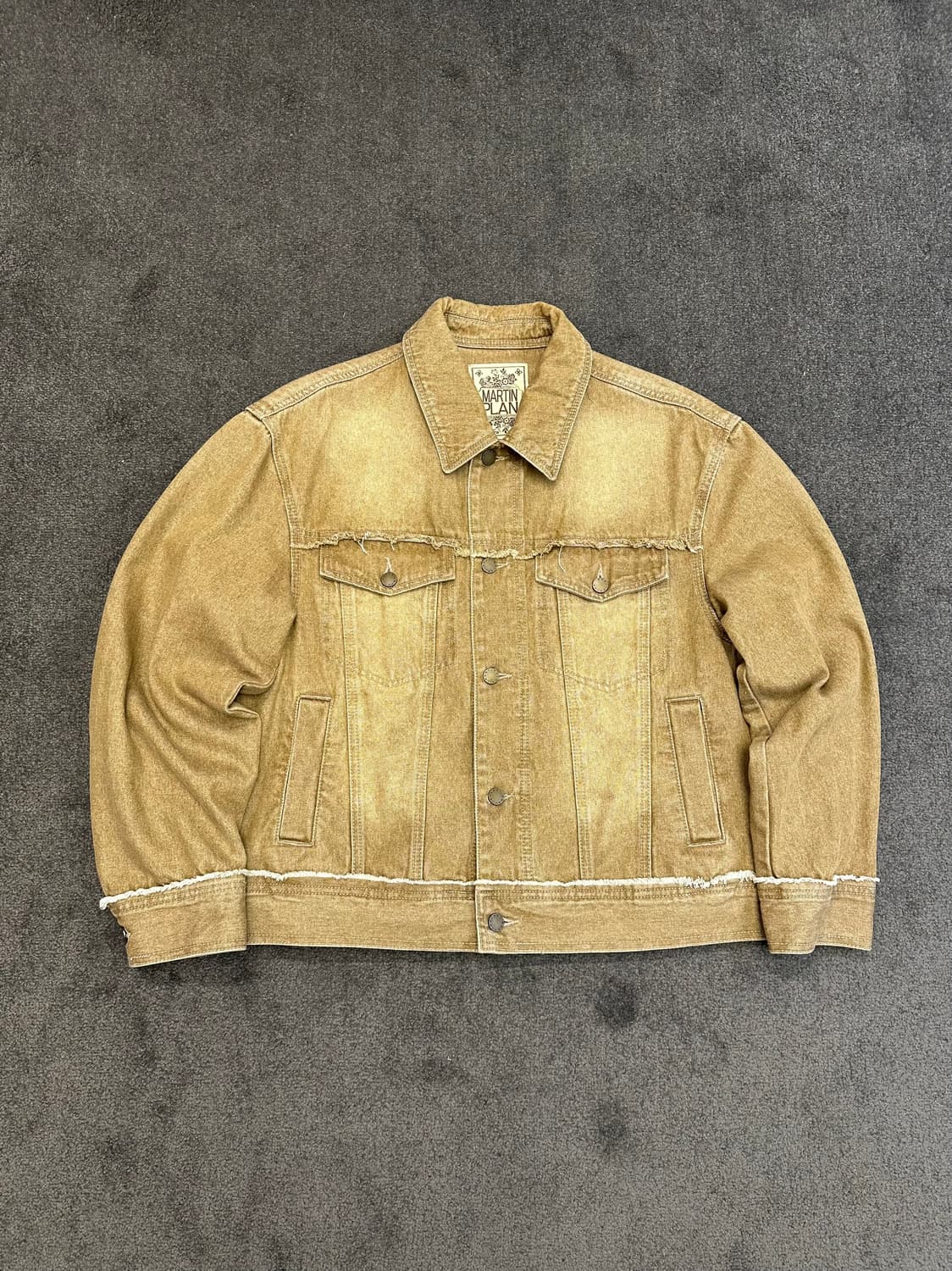 마틴 플랜 브라운 데님 자켓 M 상품이미지1