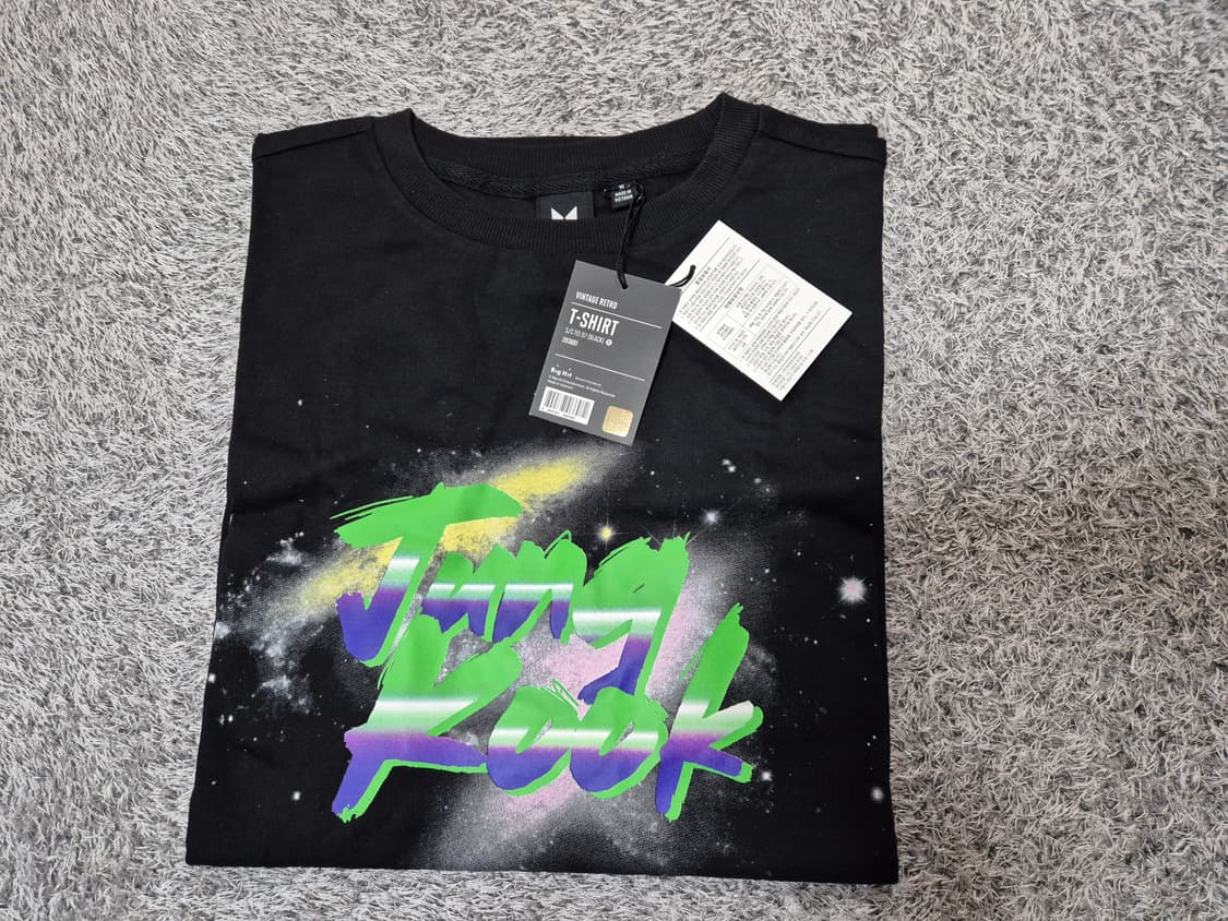 [새상품]BTS 정국 빈티지 레트로 반팔 티셔츠 XL 상품이미지2