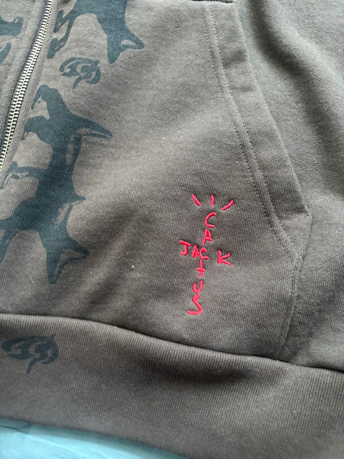 트래비스 스캇 머천 후드집업 리버스 도그 L 사이즈 상품이미지5