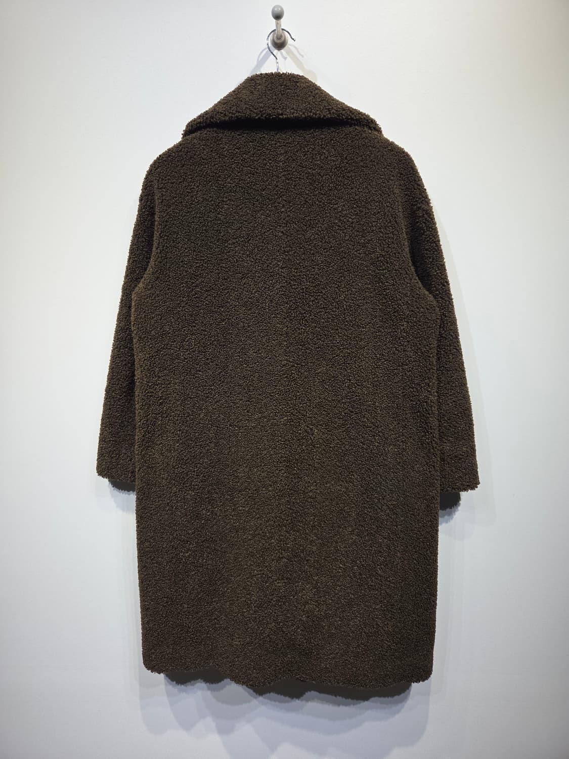 지오송지오(ZIO SONGZIO) 다크브라운 덤블 테디베어 코트 상품이미지6