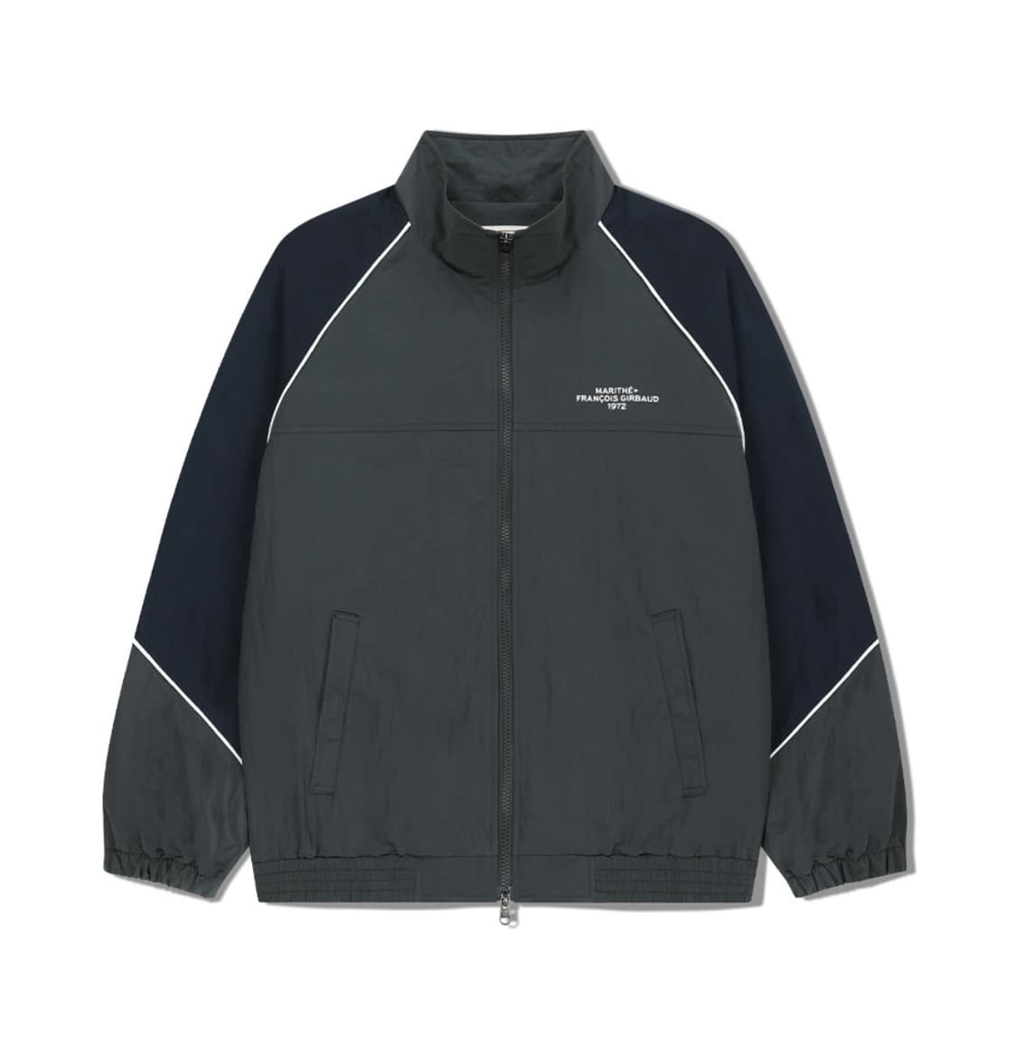 마리떼 컬러 블록 바람막이 차콜 상품이미지1