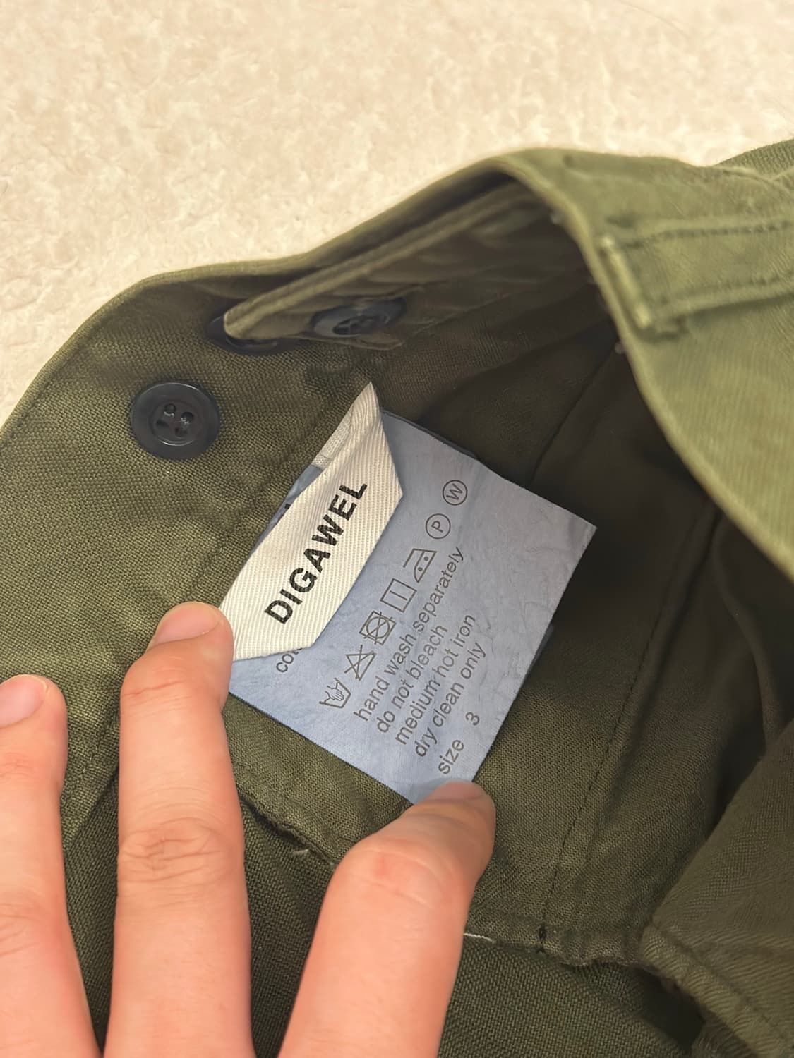 디가웰 필드카고 팬츠 가먼트다이  상품이미지2