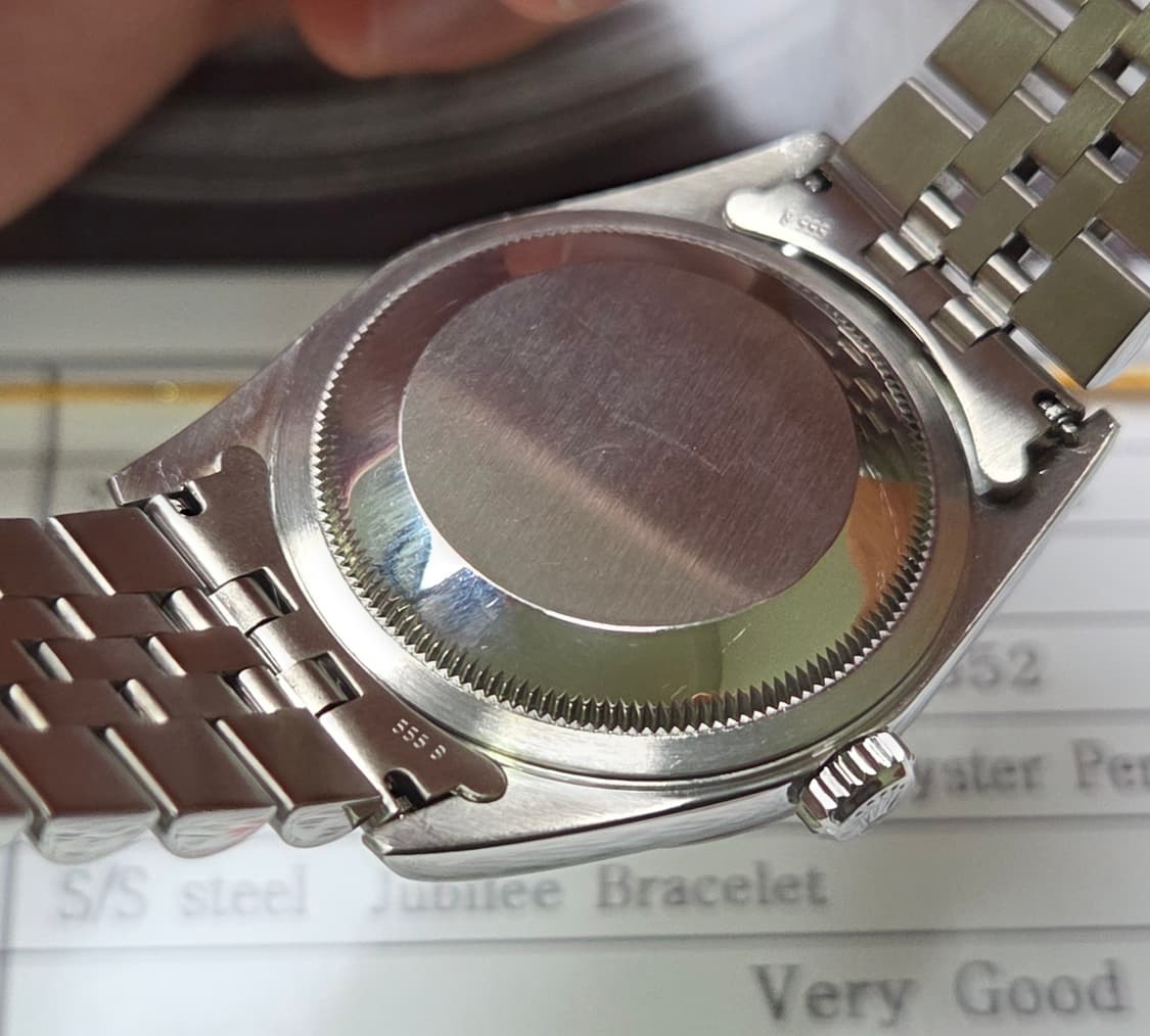 롤렉스 데이저스트 16234 후기형 실버로만 18K화골베젤 쥬빌리줄 (감 상품이미지9