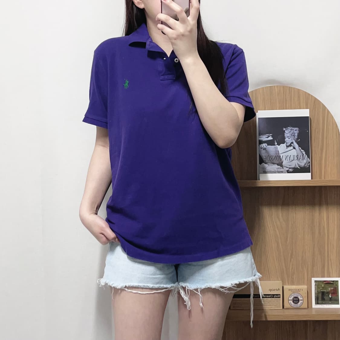 [정품] 폴로 보라 / 그린포니 반팔카라티 [ M ] 상품이미지2