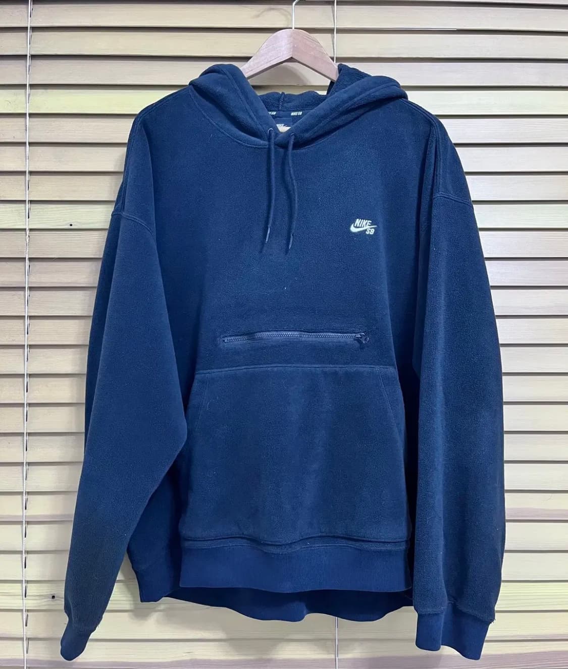 나이키 남성 블랙 후리스후드티셔츠 상품이미지2