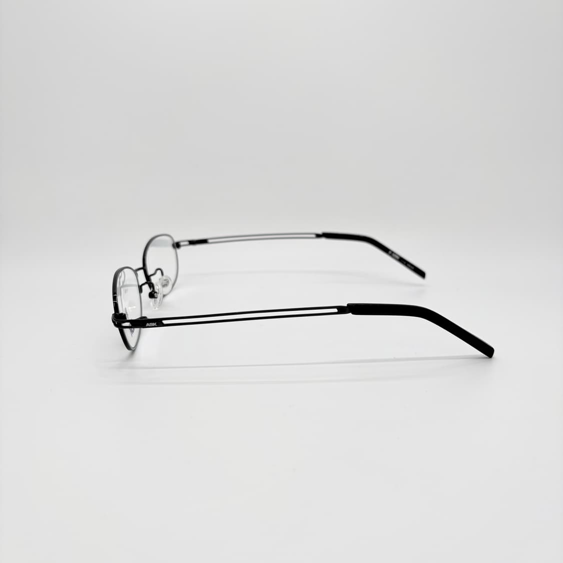 ASK 블랙 오벌 메탈테 빈티지안경 상품이미지4