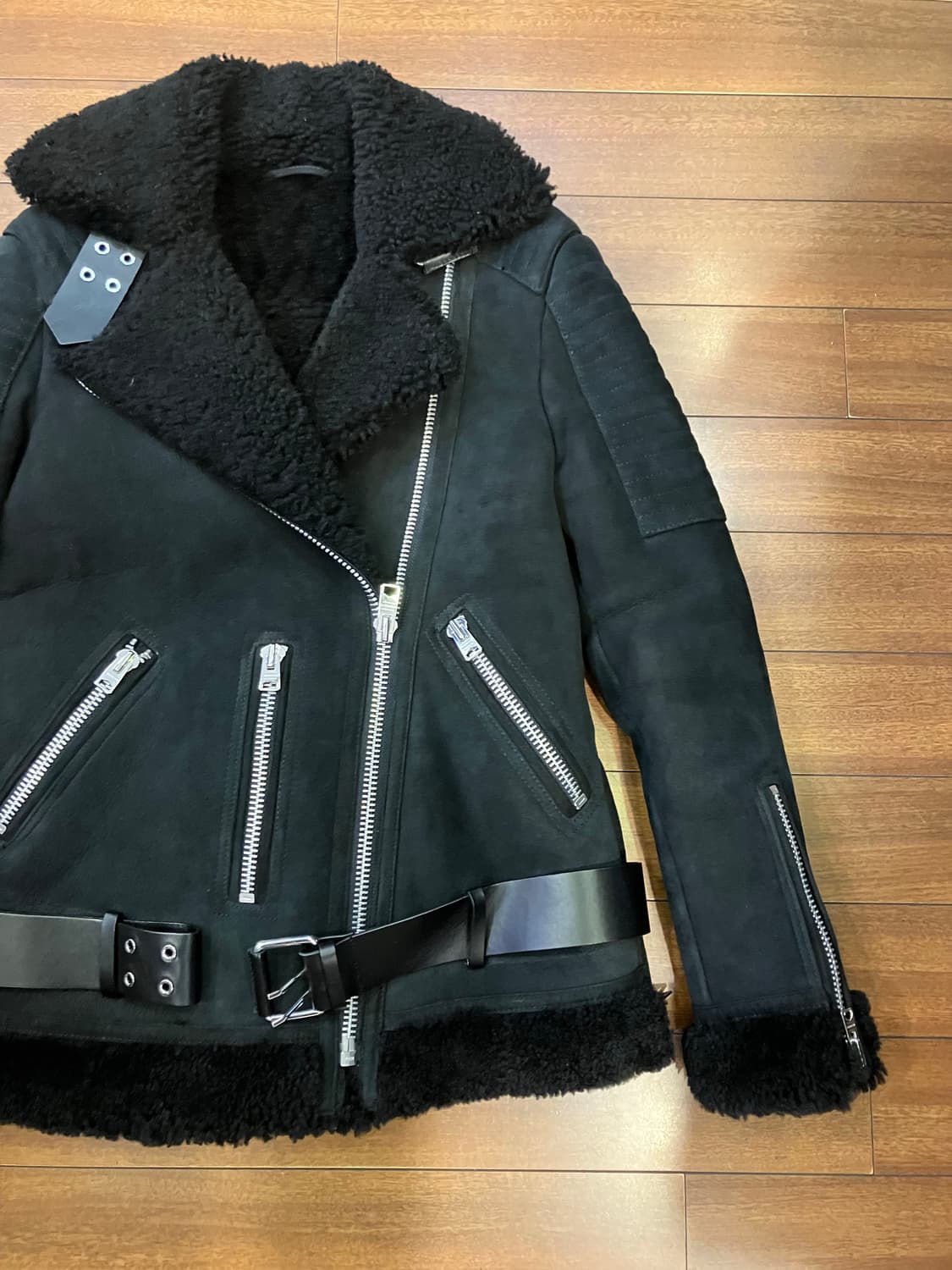 올세인츠 시어링 무스탕자켓  상품이미지3