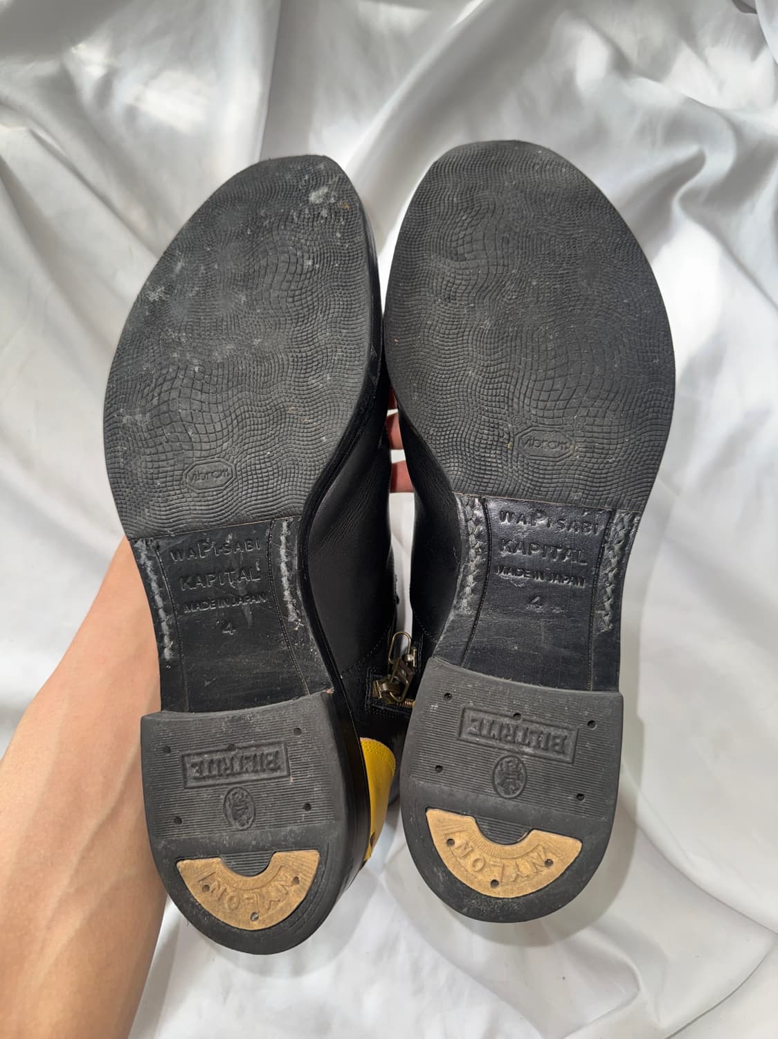 캐피탈 스마일 레더 부츠 상품이미지6