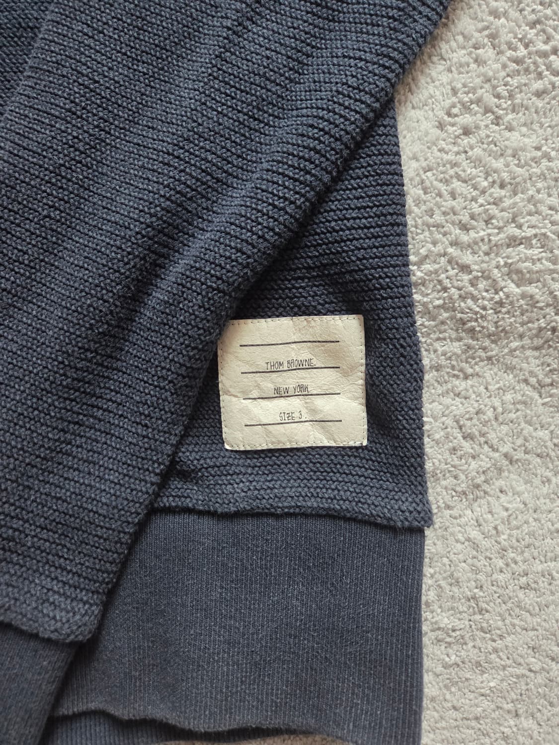 [정품] 톰브라운 라셀 스티치 사선 가디건 상품이미지2