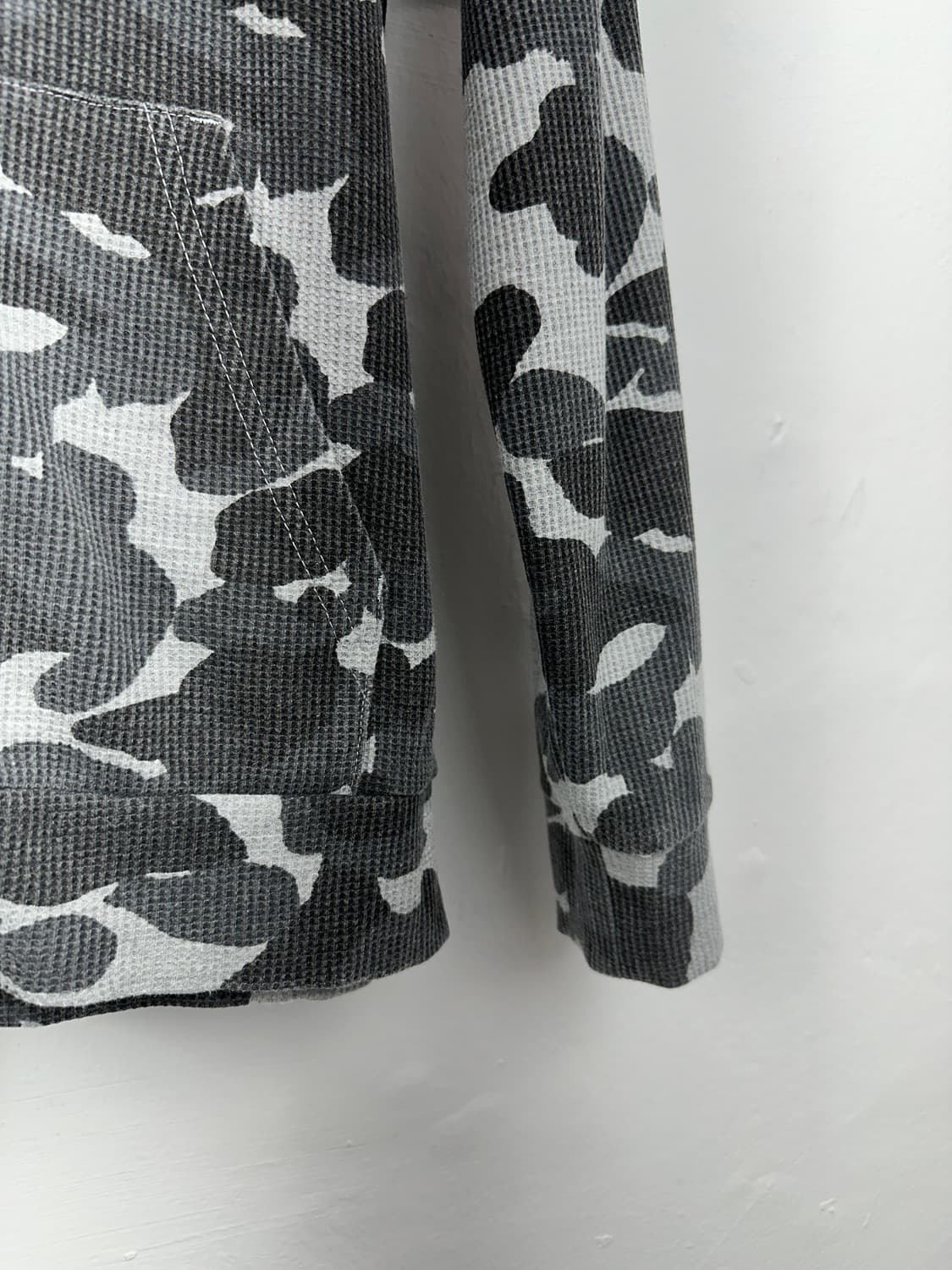 JPN camo waffle knit hoodie 상품이미지6